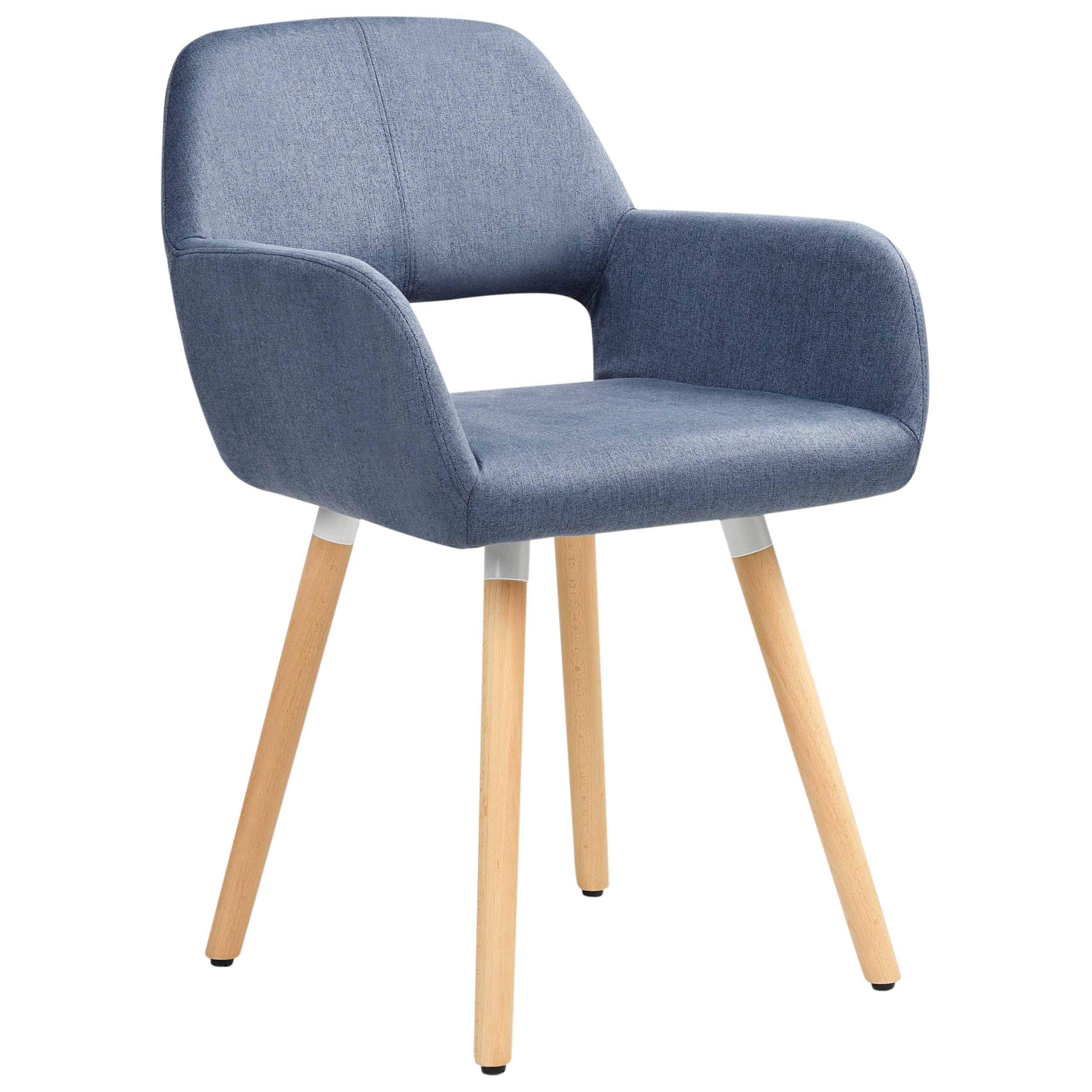 Set of 2 Dining Chairs CHICAGO Navy Blue [4]