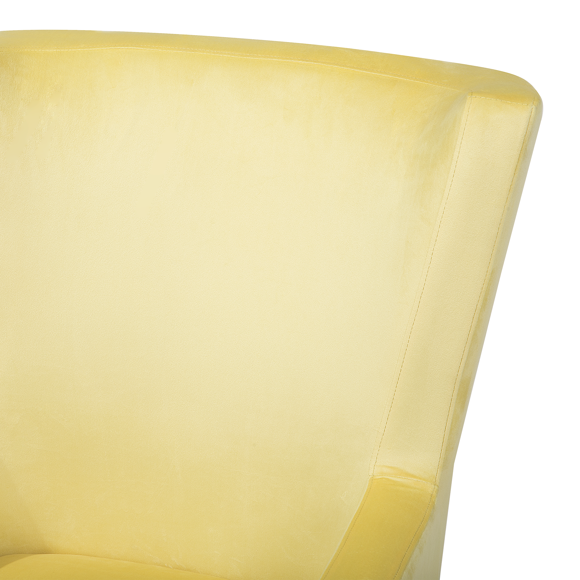 ONEIDA high-backed armchair Velvet Yellow [8]