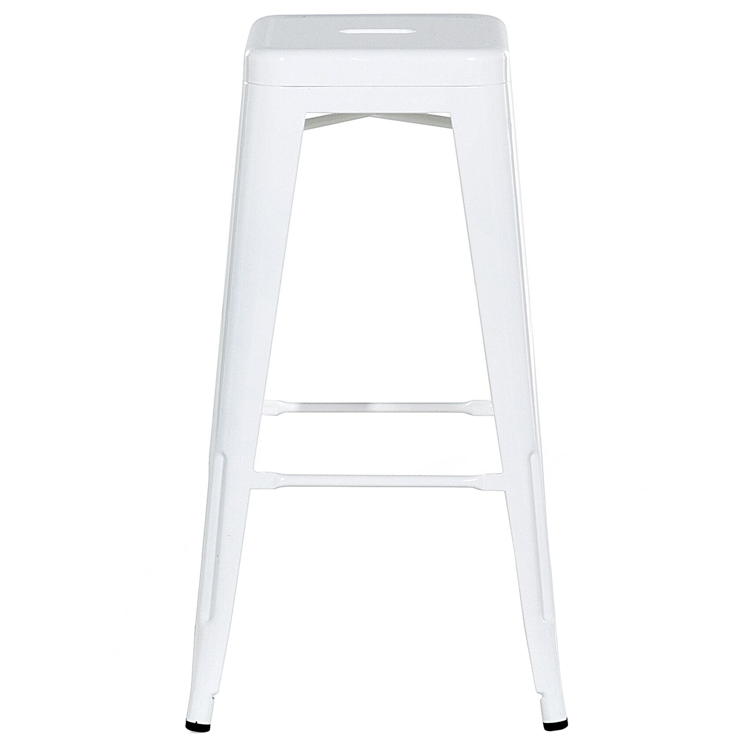 Set of 2 bar chairs CABRILLO Metal White [5]