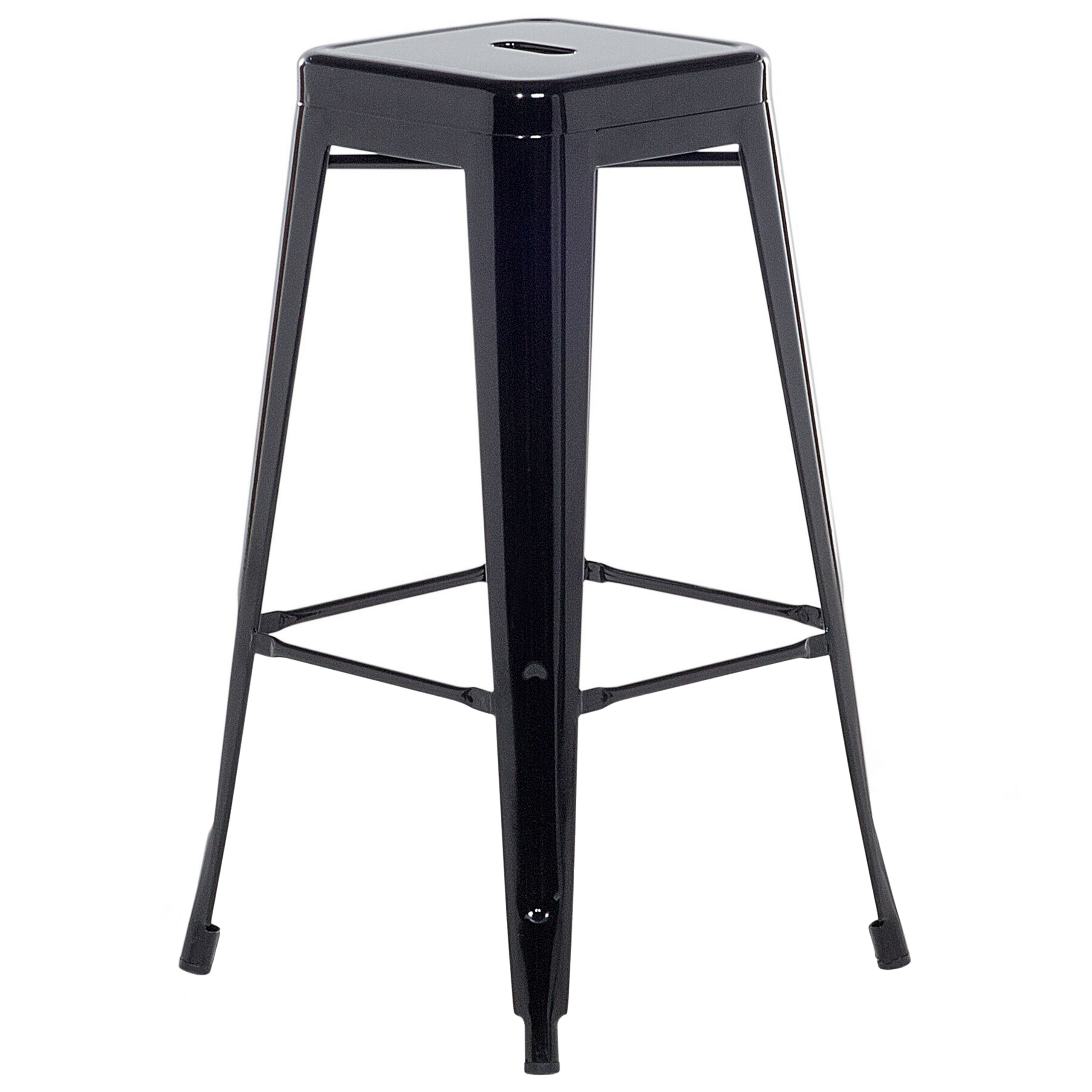 CABRILLO bar chair set of 2 Metal Black [4]