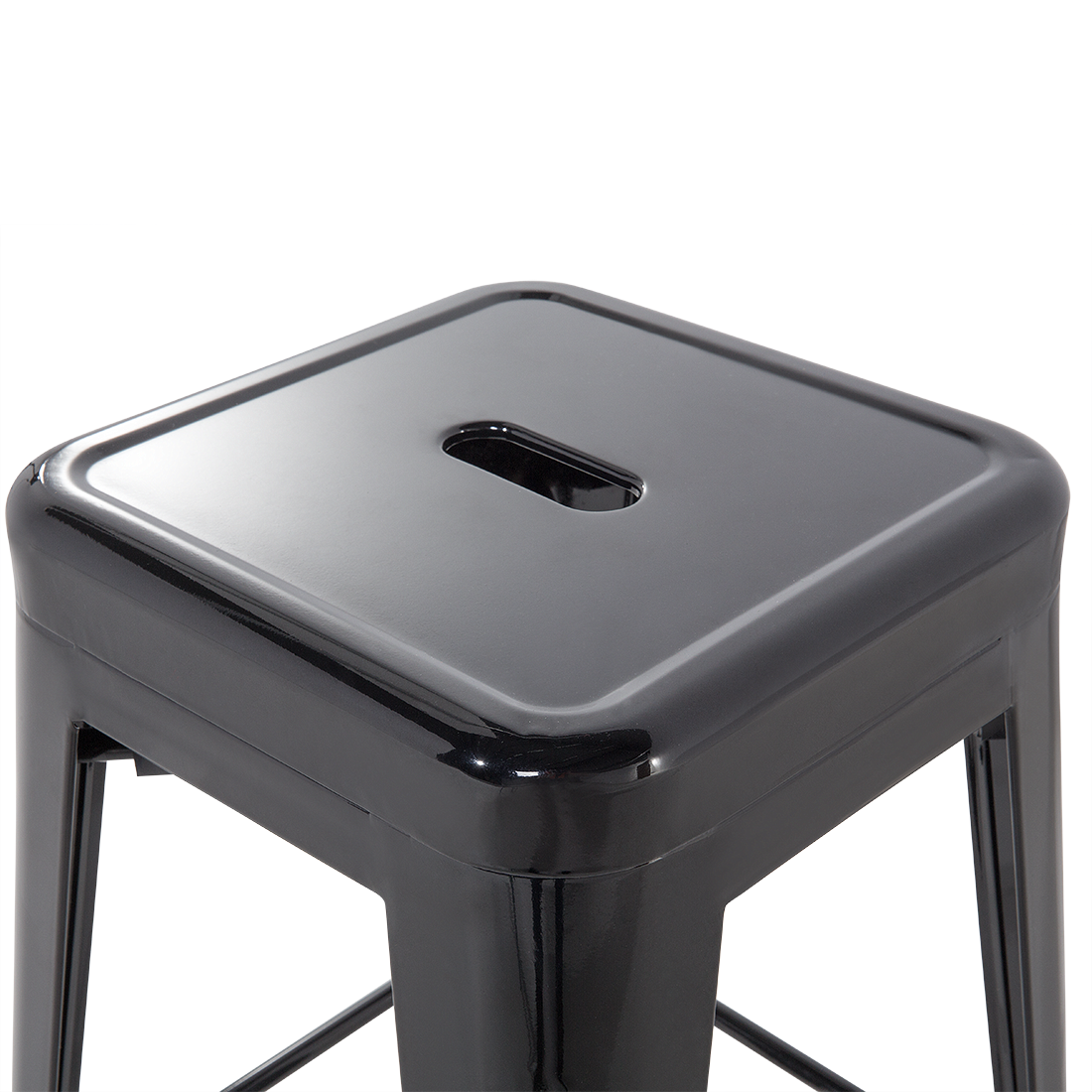 CABRILLO bar chair set of 2 Metal Black [6]