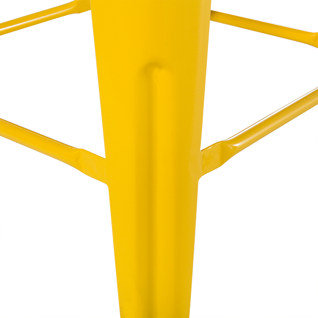 Set of 2 bar stools CABRILLO Metal Yellow [7]