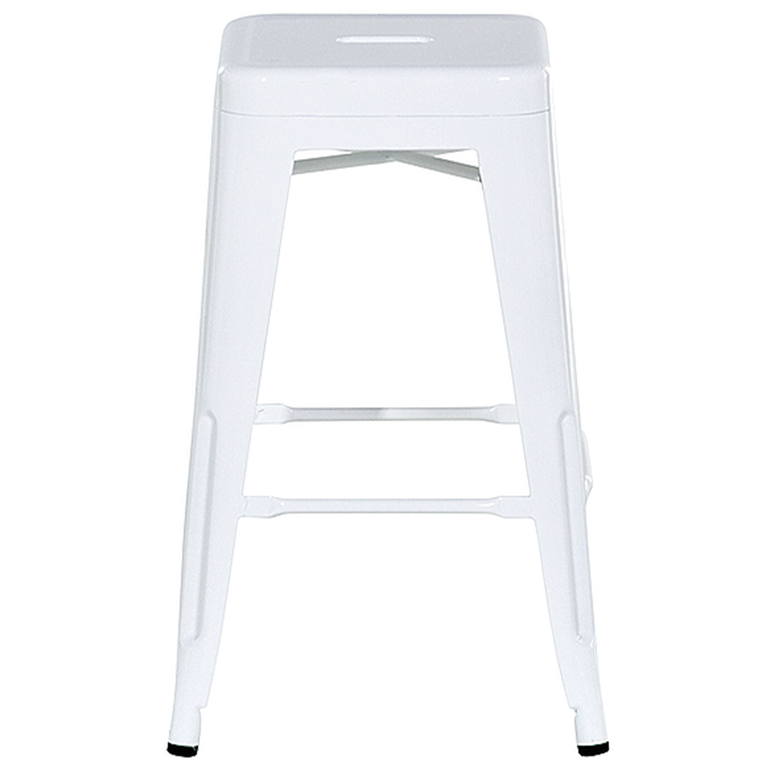 Set de 2 scaune de bar CABRILLO Metal Alb [5]