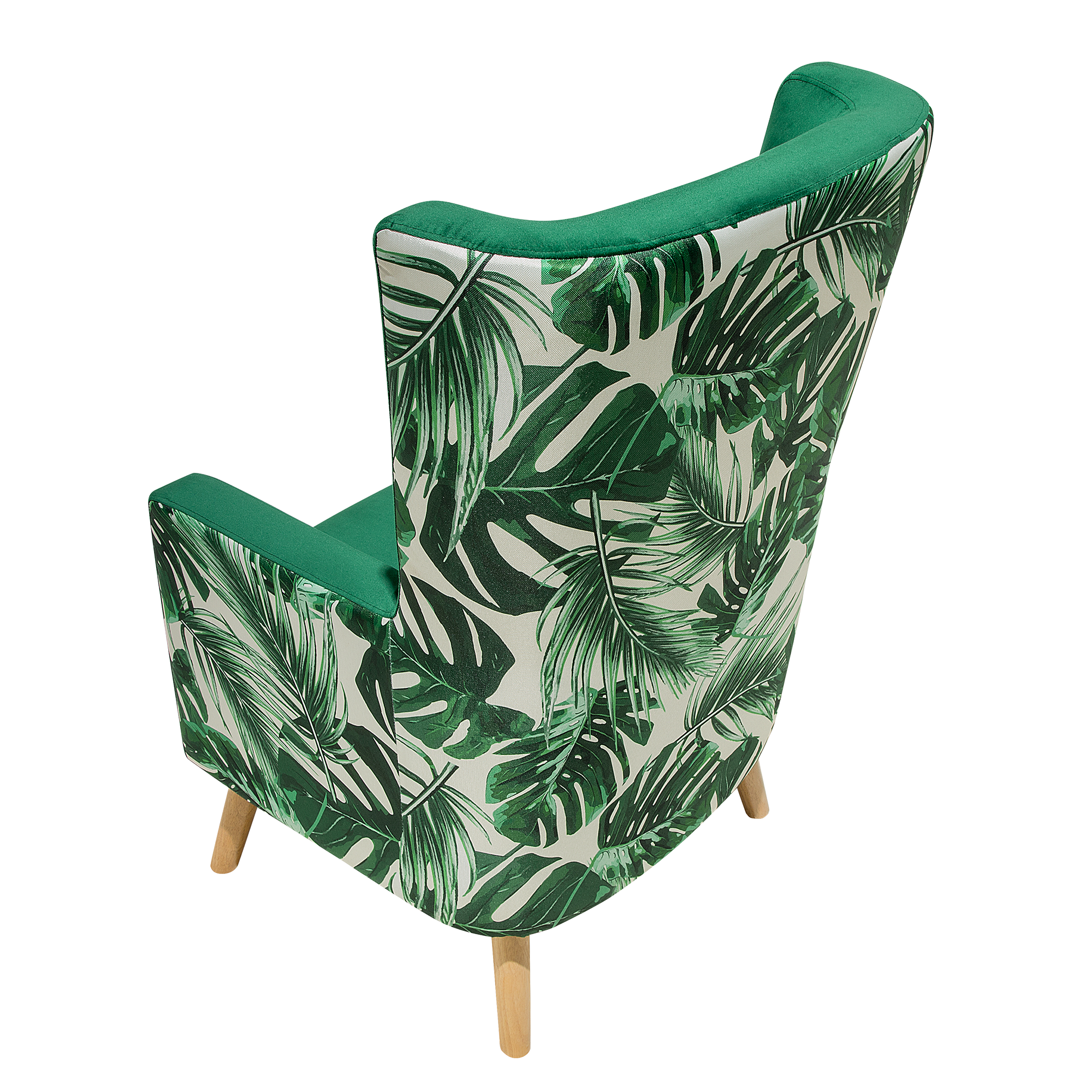 ONEIDA High Back Armchair Velvet Dark Green [10]