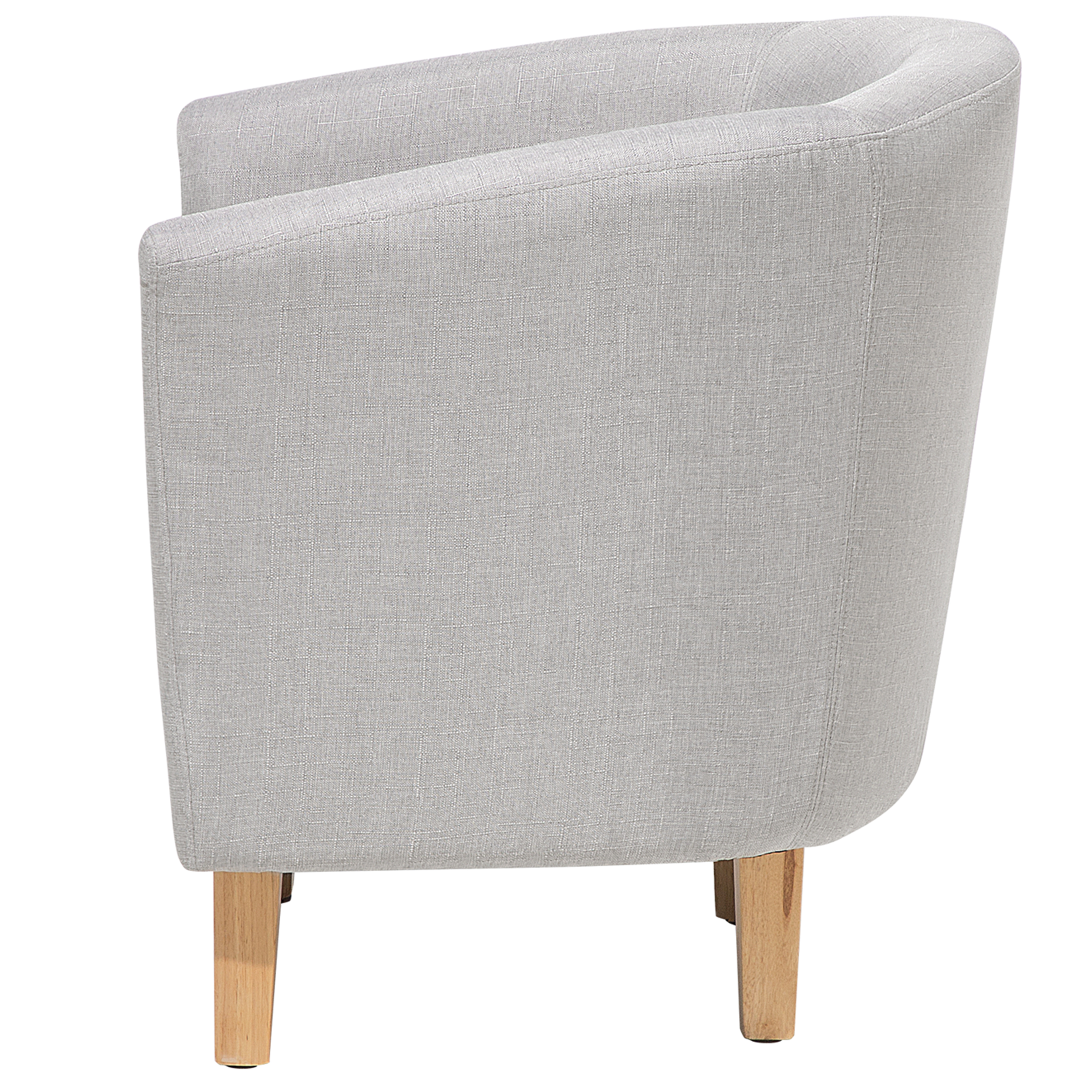 Fotoliu HOLDEN cu taburet  Gri deschis [6]