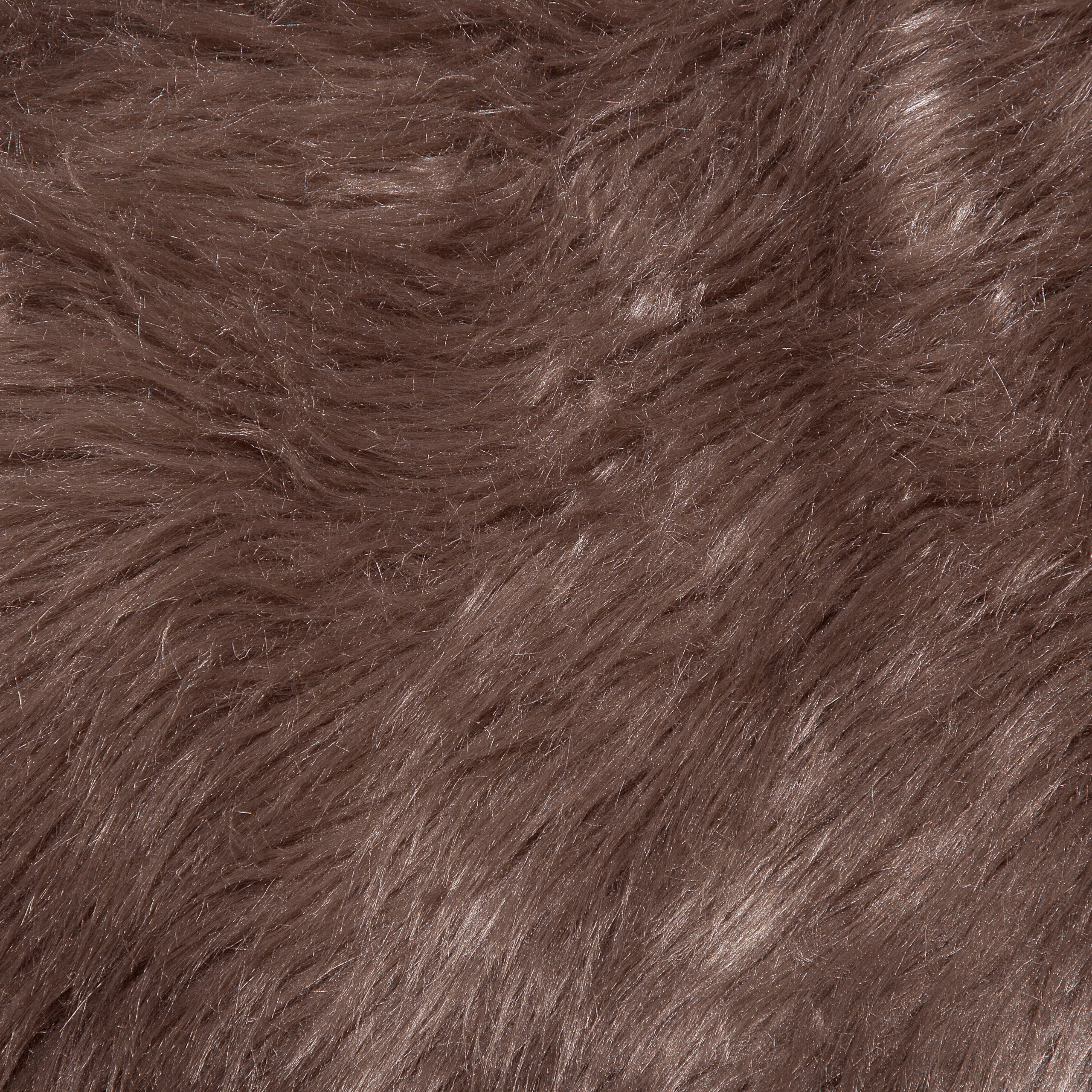 MUNGO Faux Fur Rug Brown 63 x 95 cm [4]