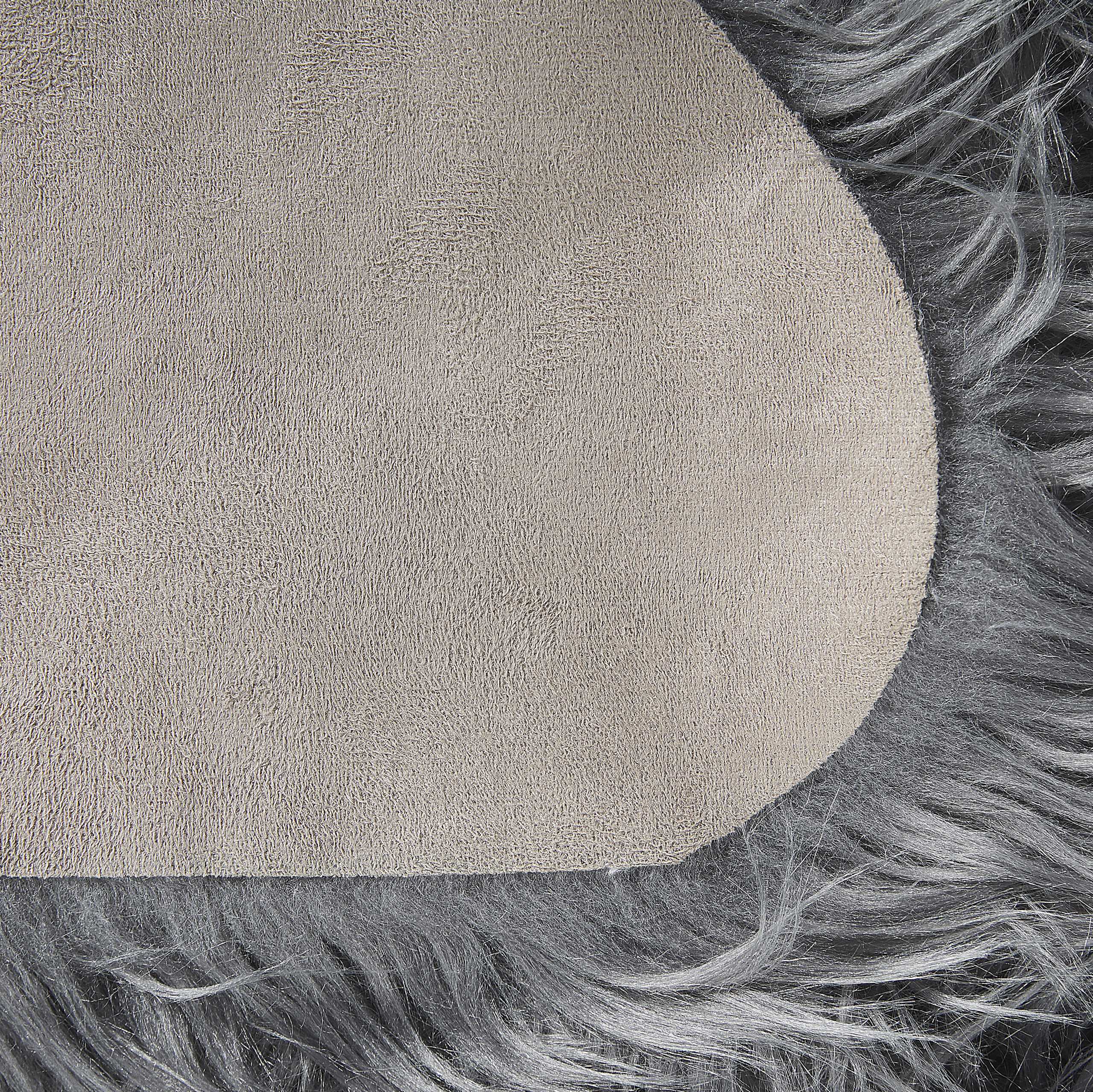 Faux fur rug MUNGO Grey 63 x 95 cm [5]
