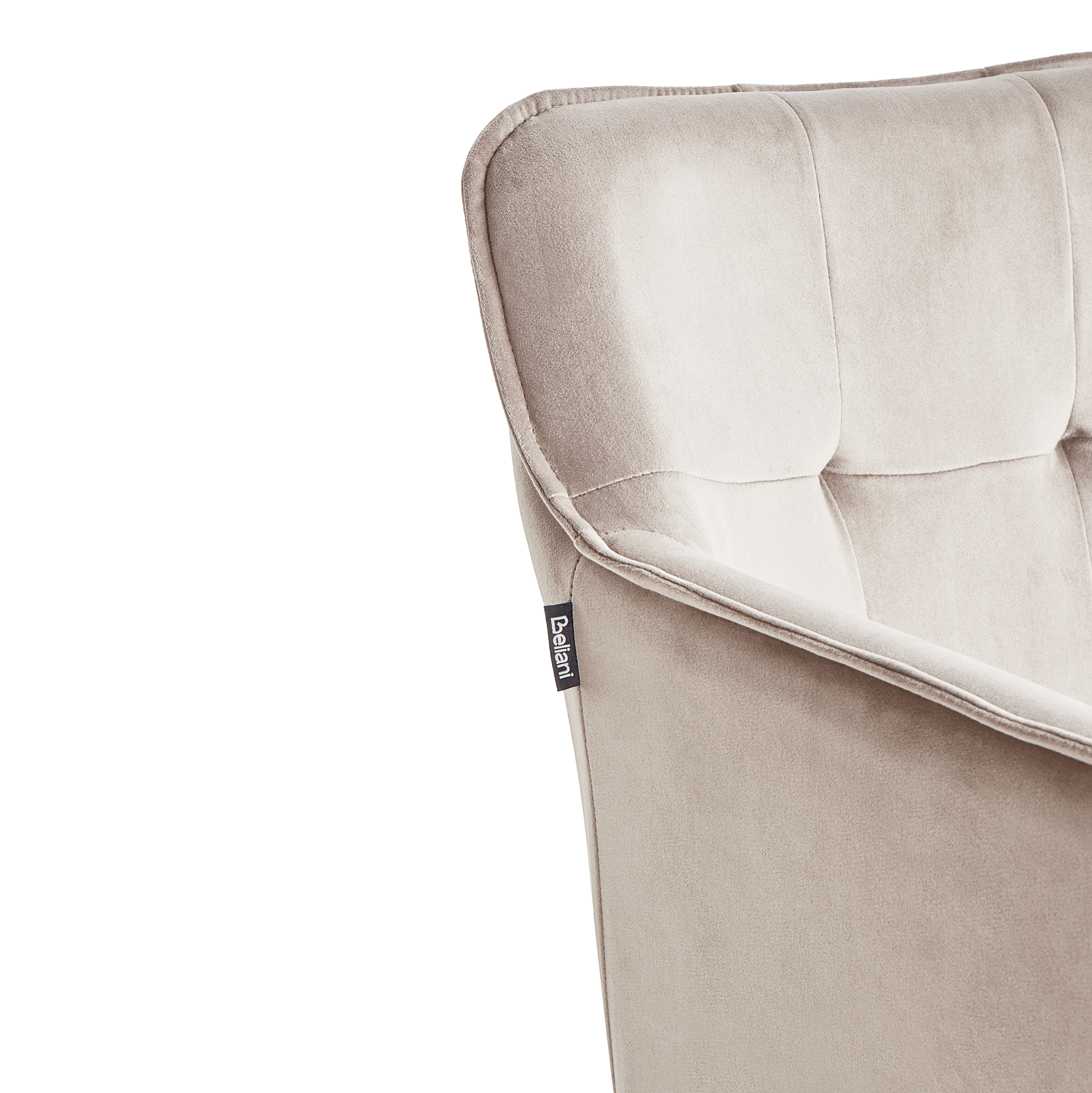 Set de 2 scaune dining JASMIN Catifea Taupe [8]