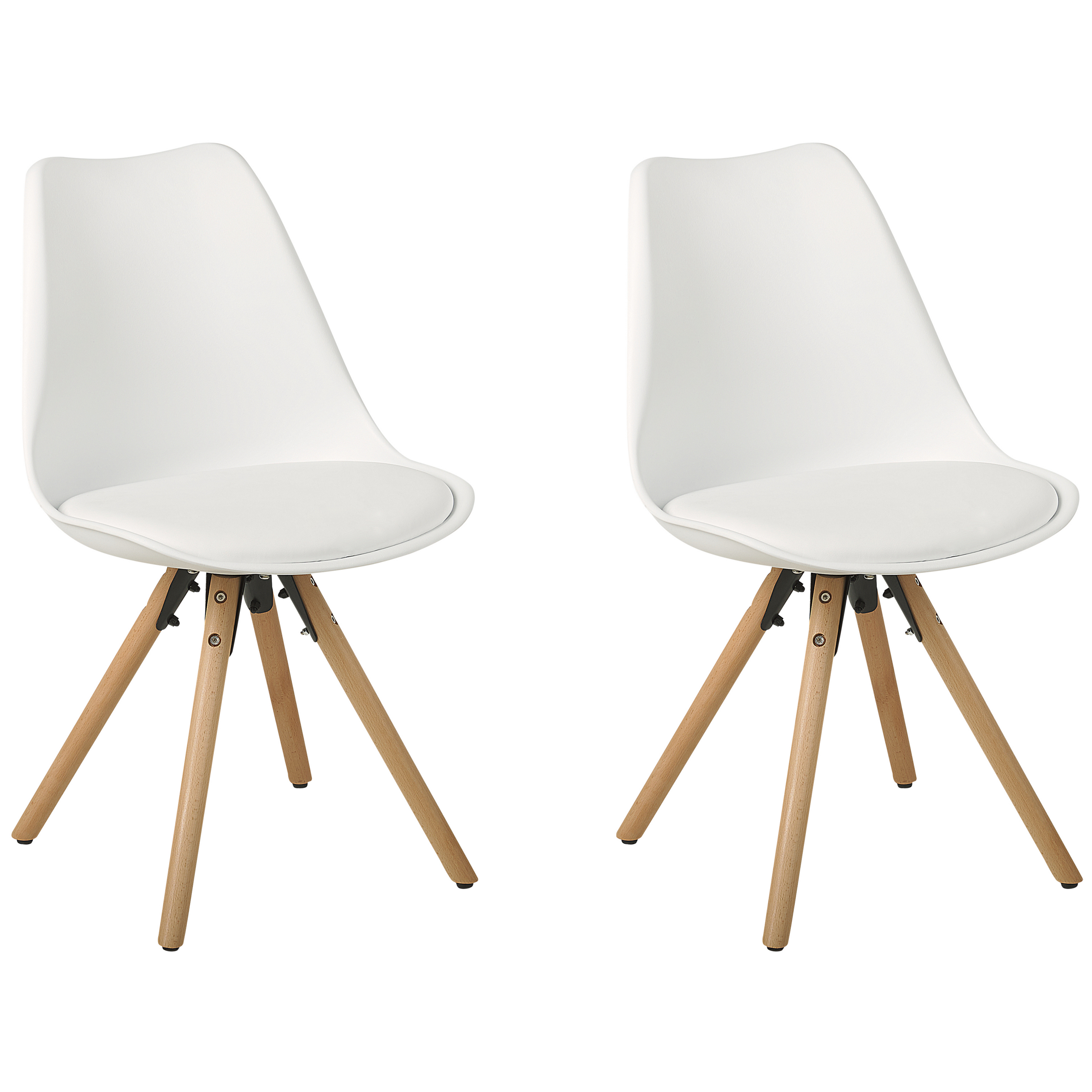 Set of 2 dining chairs DAKOTA White [2]