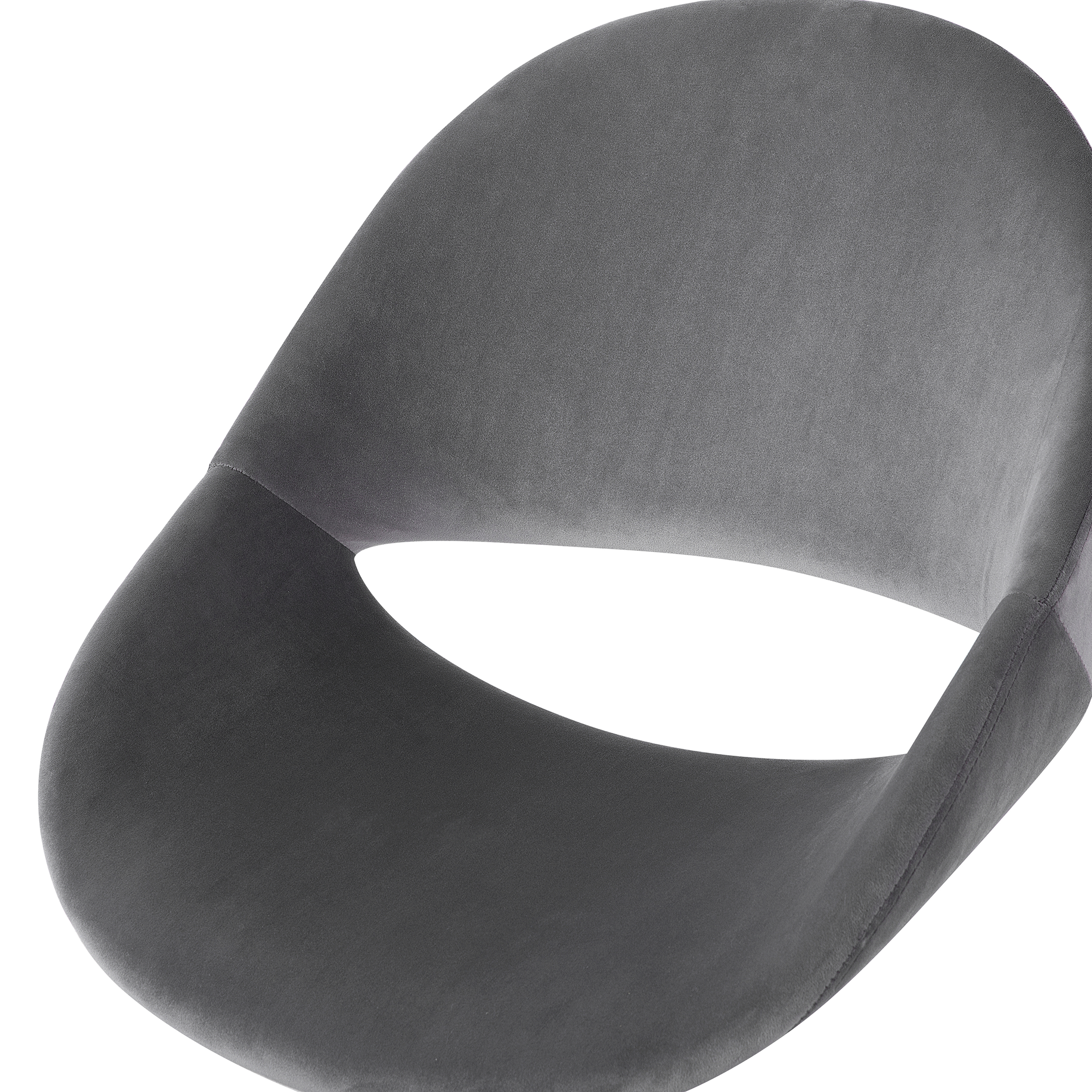 Scaun de birou SELMA Catifea Gri [8]