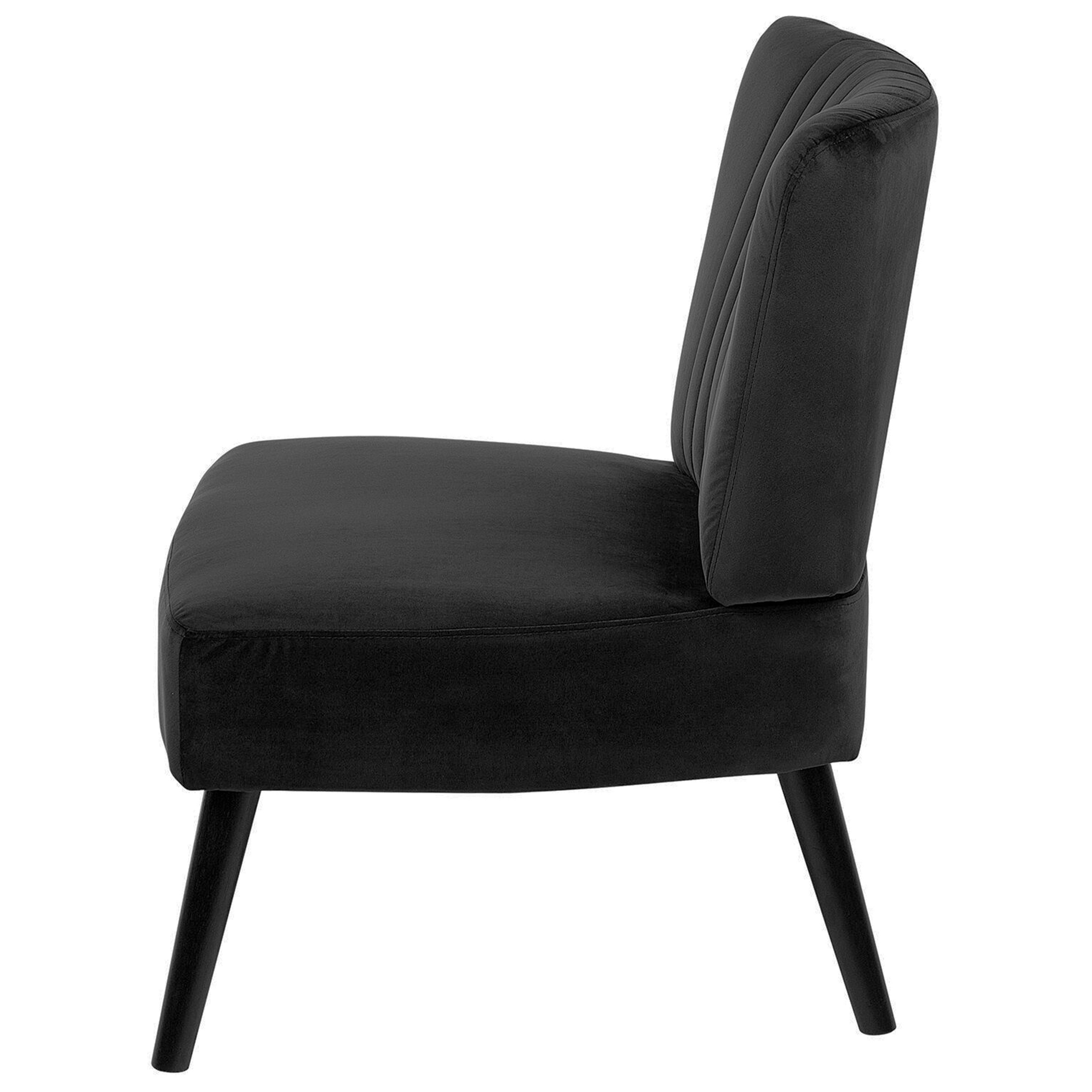 VAASA Black Velvet armchair [5]