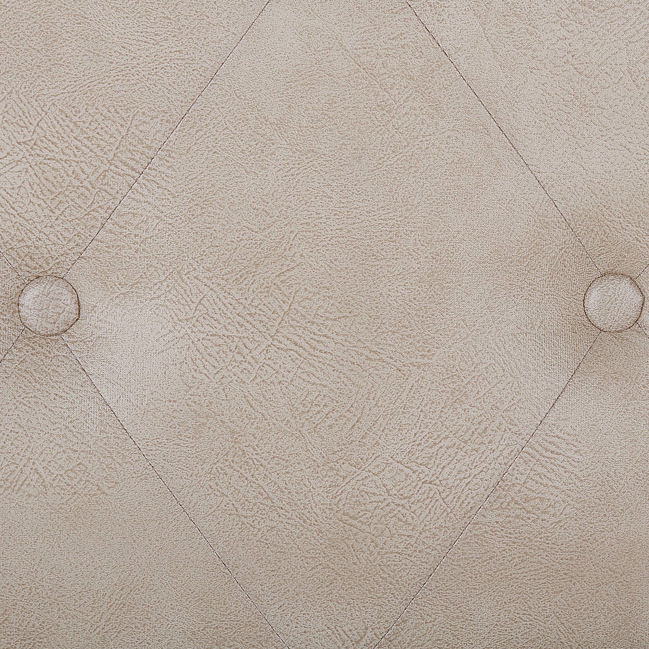 Stool with Storage MALLARD Eco Leather Beige [9]