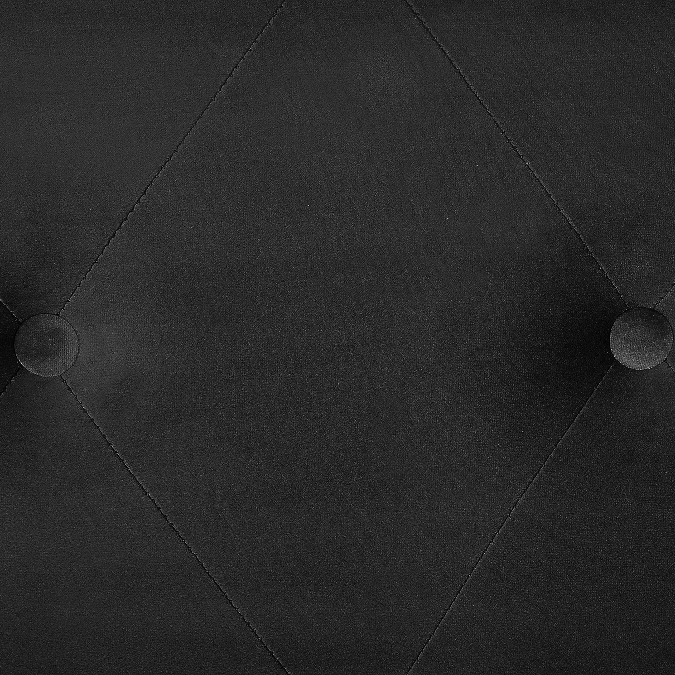 Stool with Storage MALLARD Velvet Black [9]