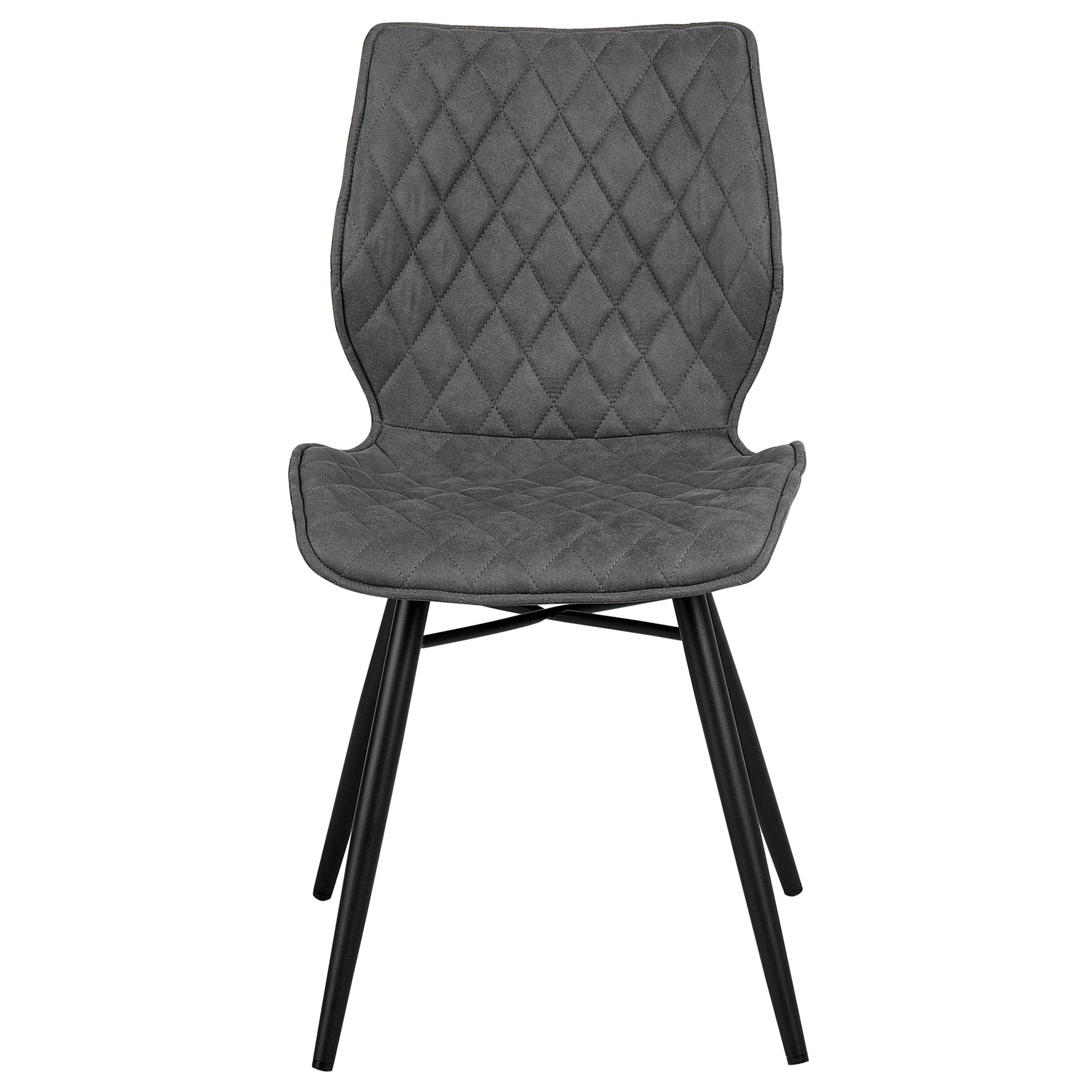 Set of 2 dining chairs LISLE Grey [5]