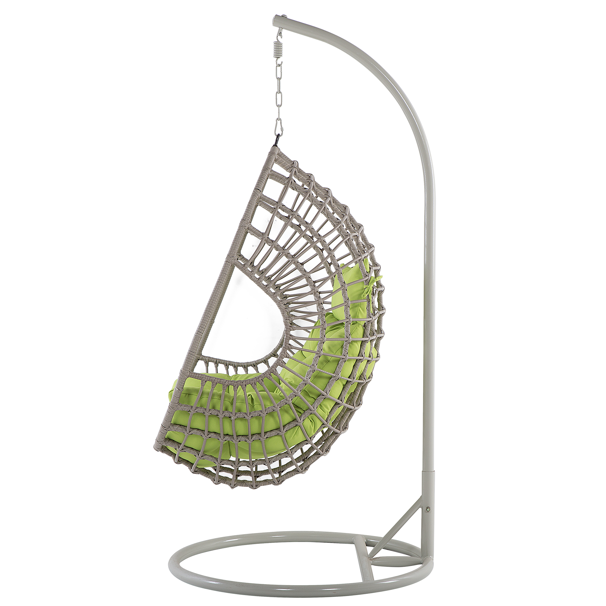 Fotoliu suspendat cu suport ARPINO Ratan sintetic Bej [5]