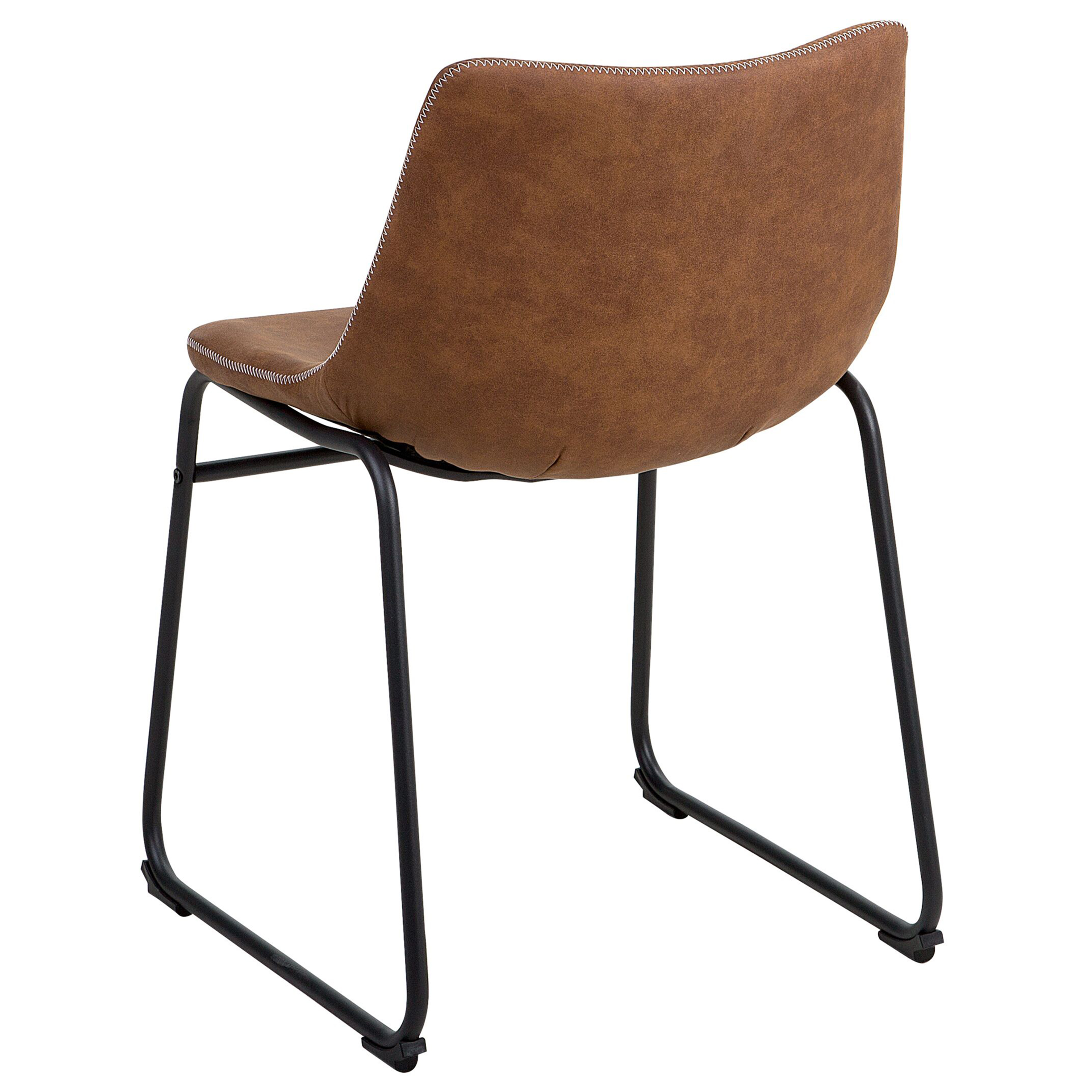 Set de 2 scaune dining BATAVIA Maro auriu [7]