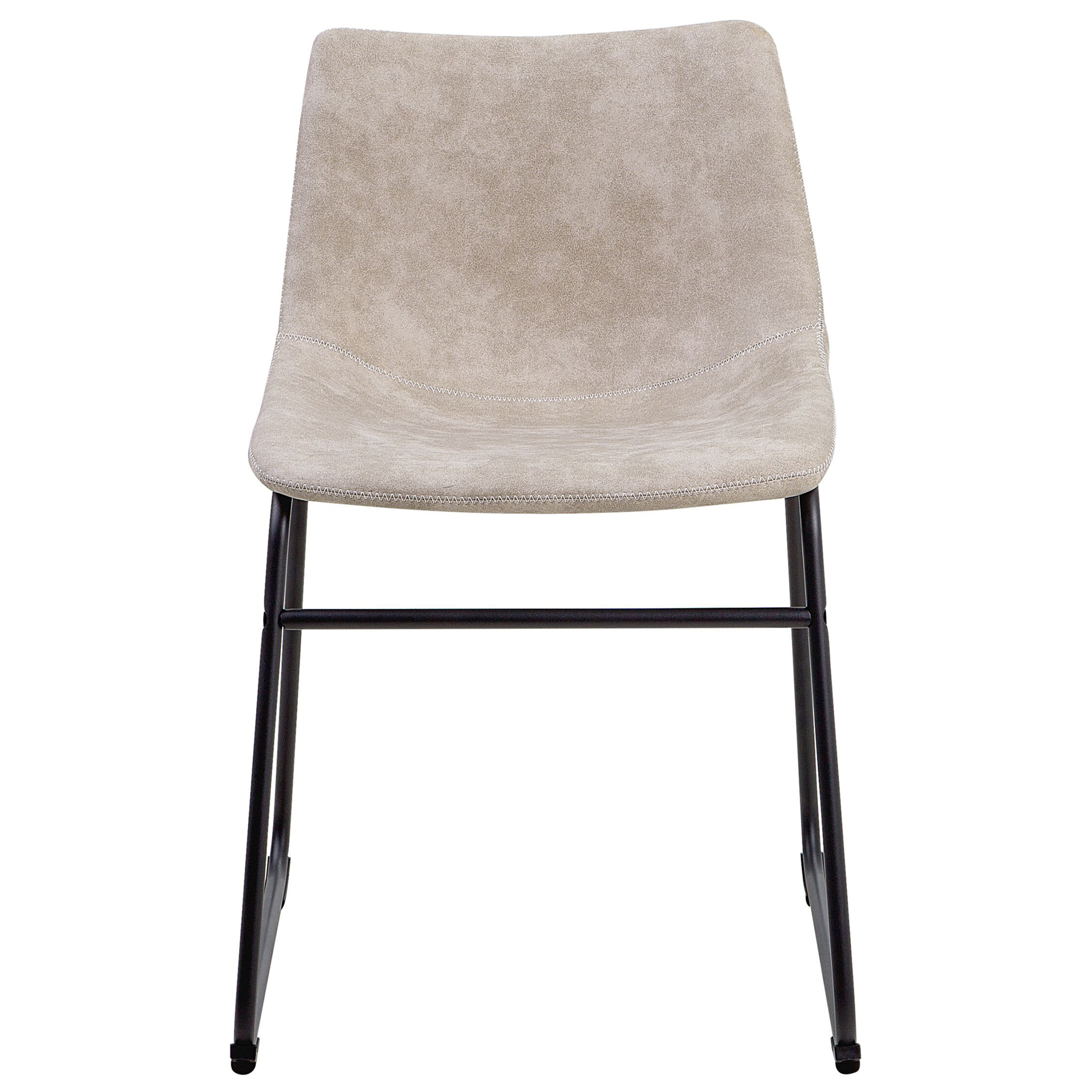 BATAVIA dining chair set of 2 Beige [6]