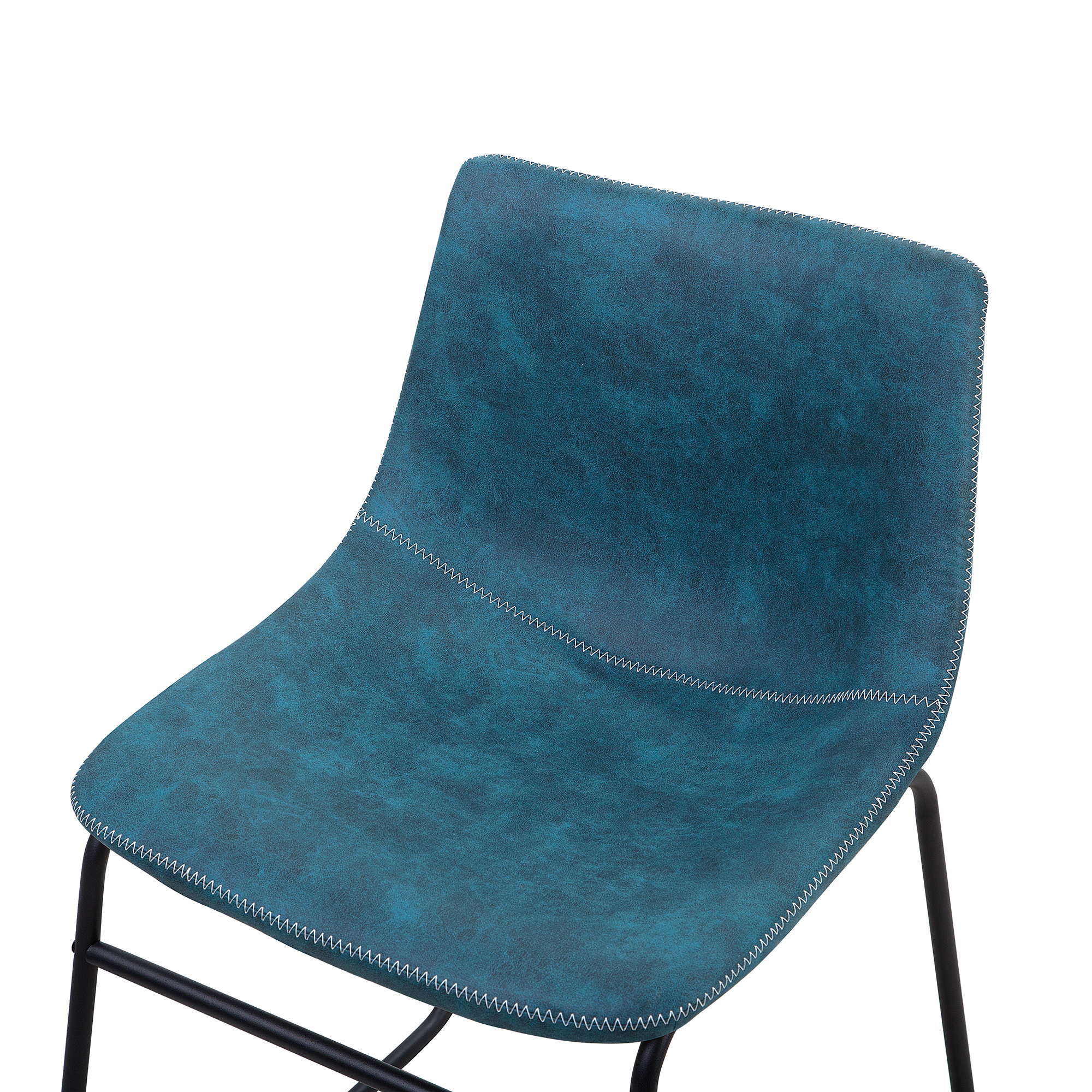 Set de 2 scaune dining BATAVIA Albastru marin [8]