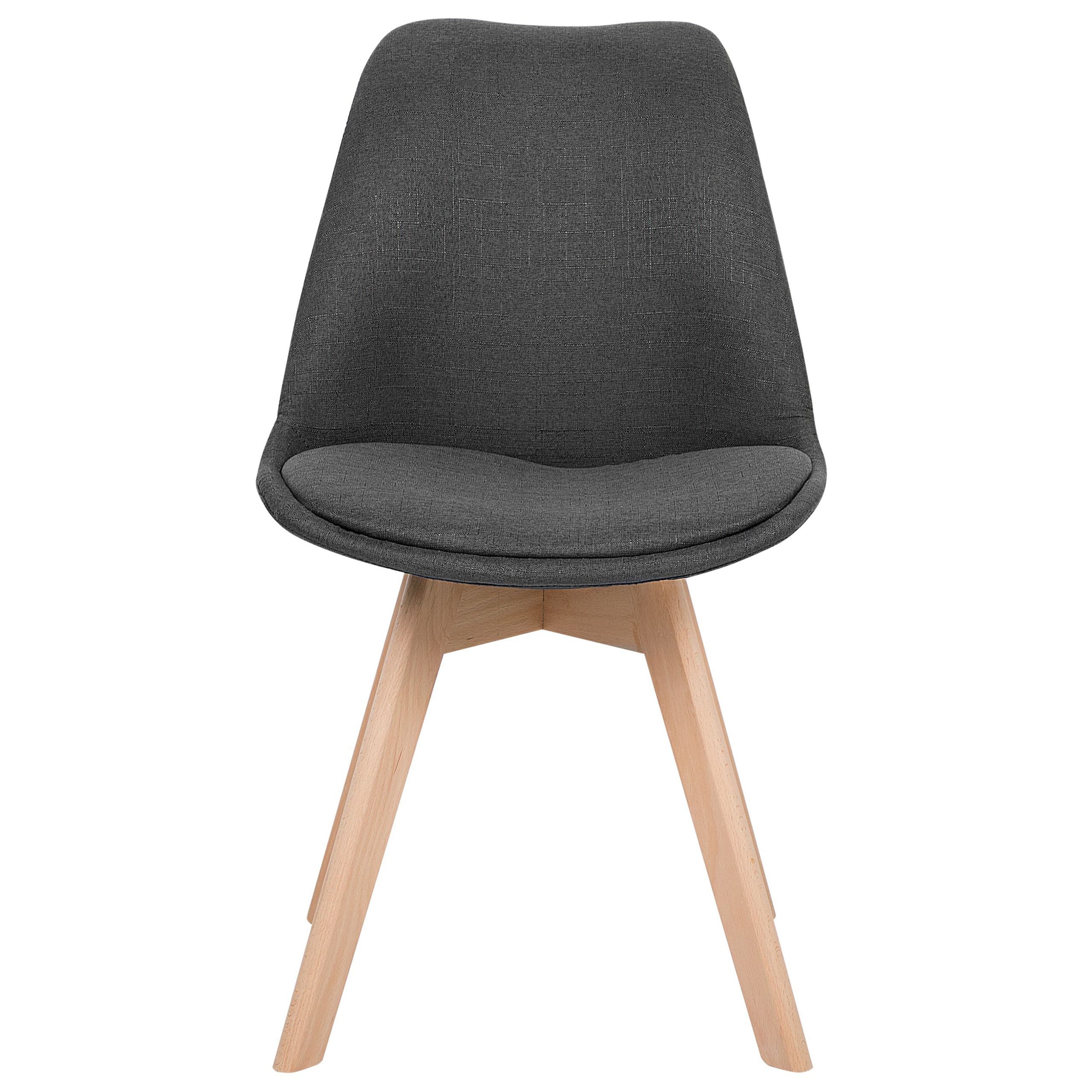 Set de 2 scaune dining DAKOTA II Gri închis [5]