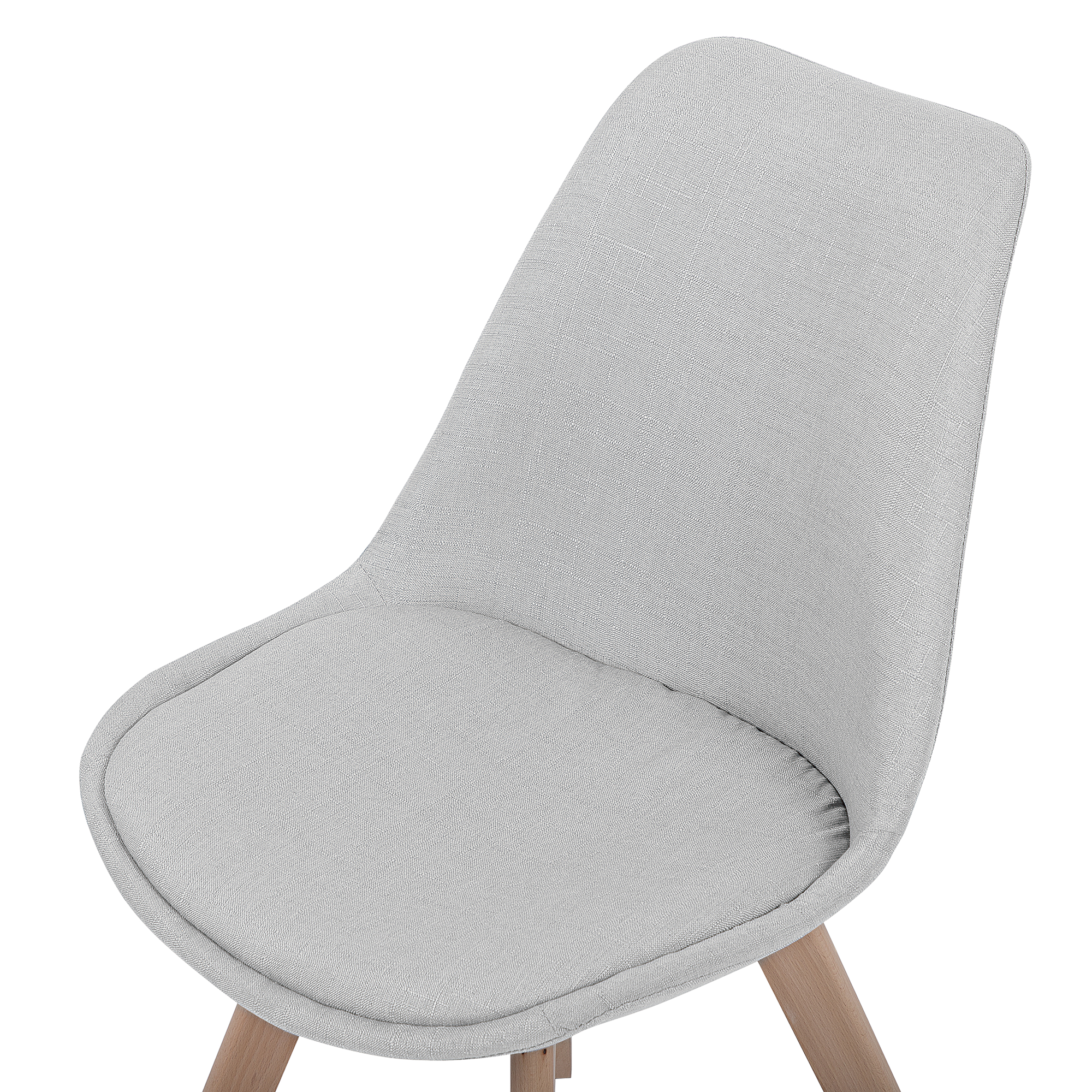 Set de 2 scaune dining DAKOTA II Gri deschis [8]