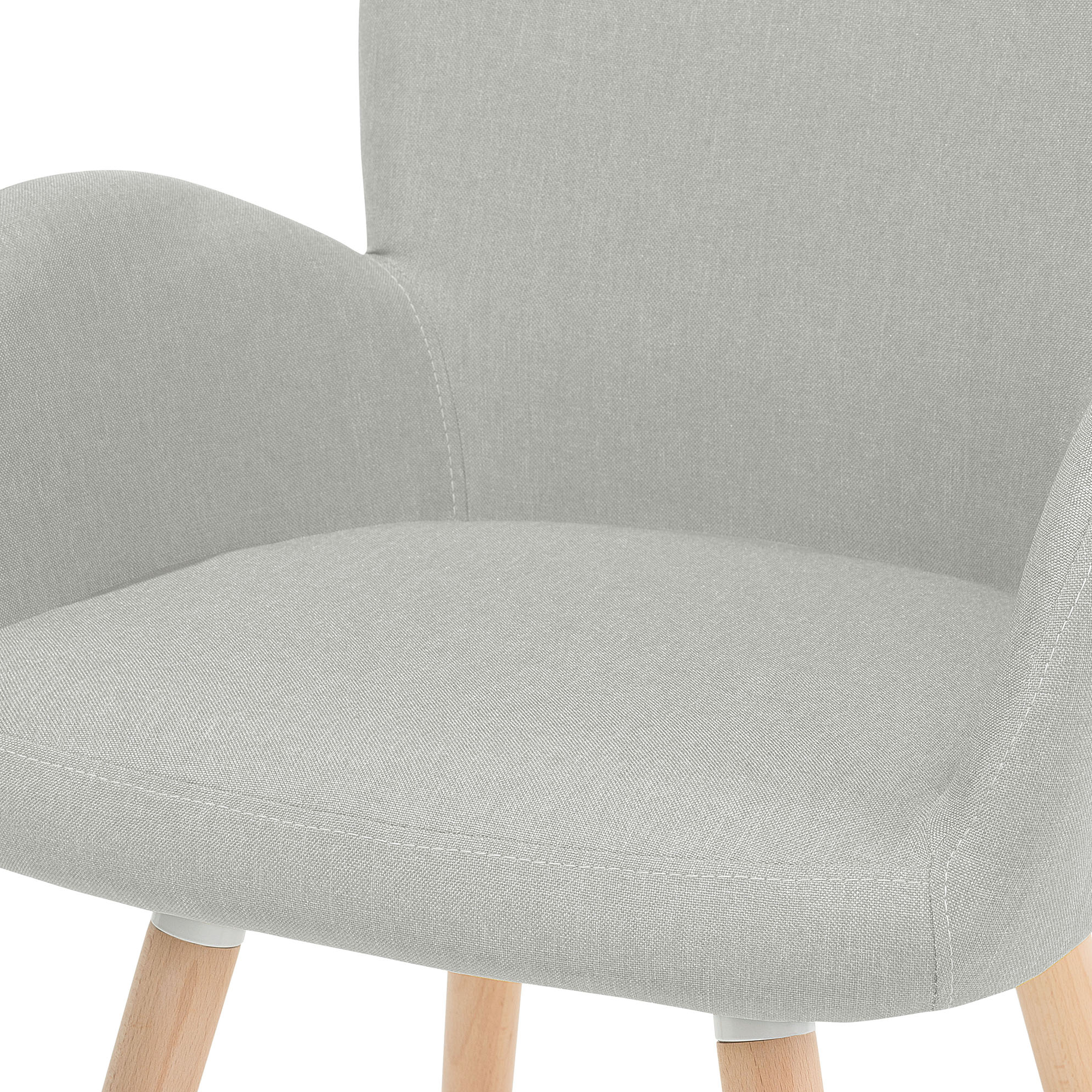 Set de 2 scaune dining BROOKVILLE Gri deschis [11]