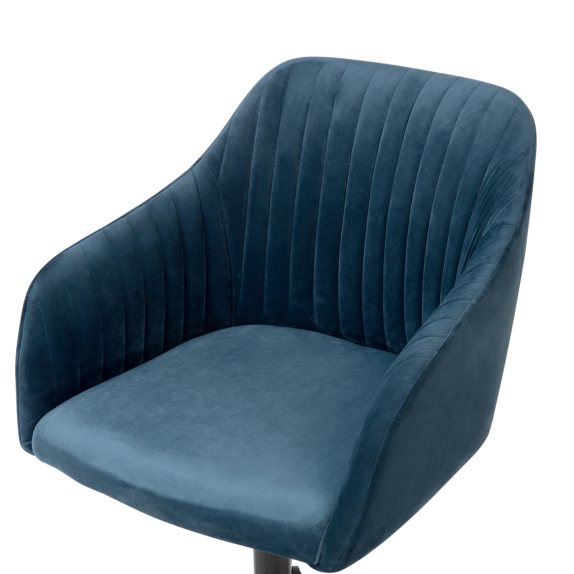 Office chair VENICE Velvet Navy Blue [8]