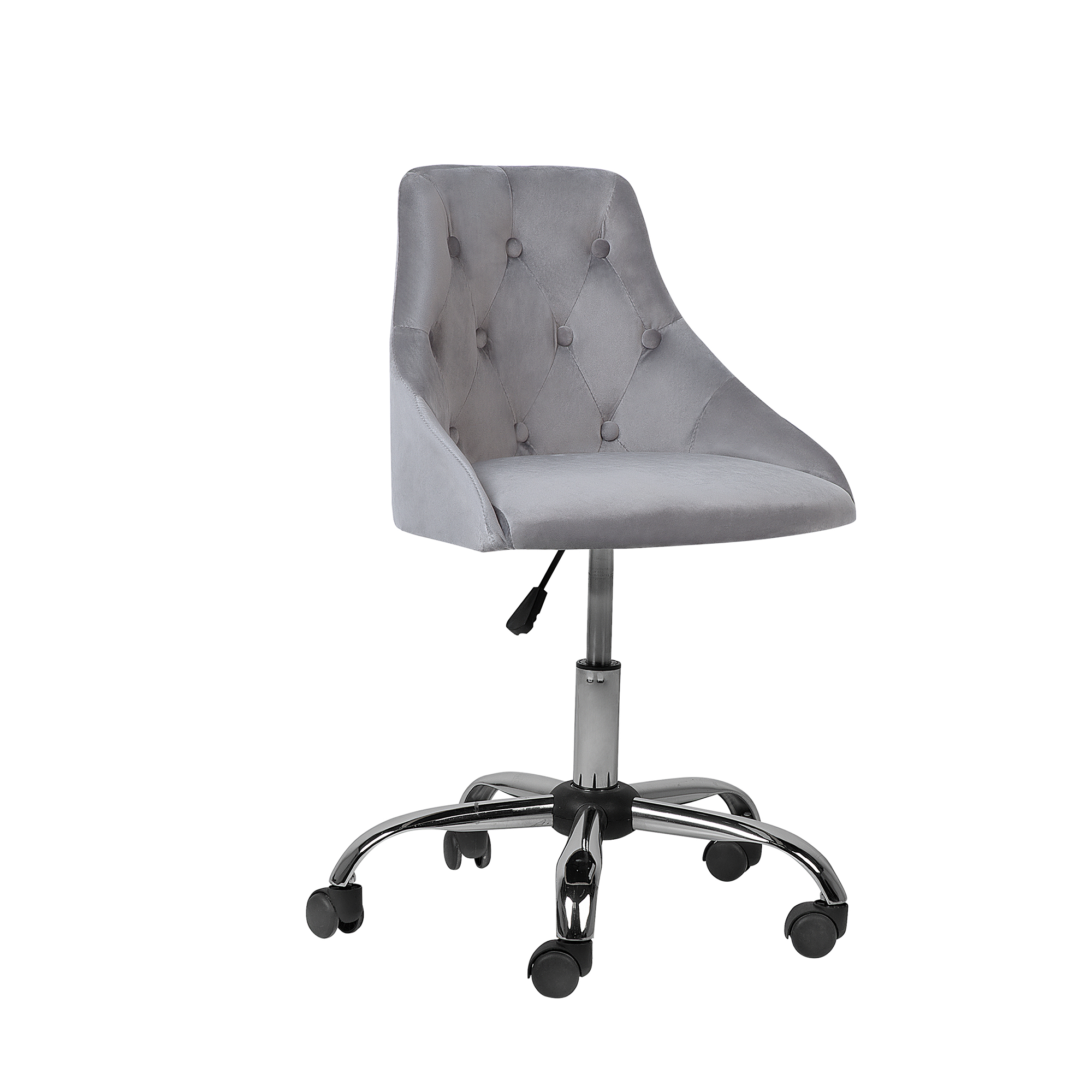 Office chair PARRISH Velvet Grey [2]
