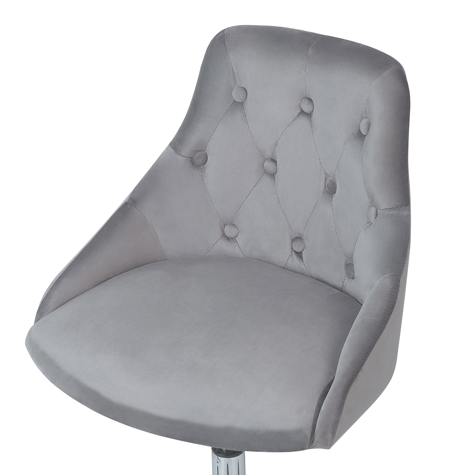 Office chair PARRISH Velvet Grey [8]