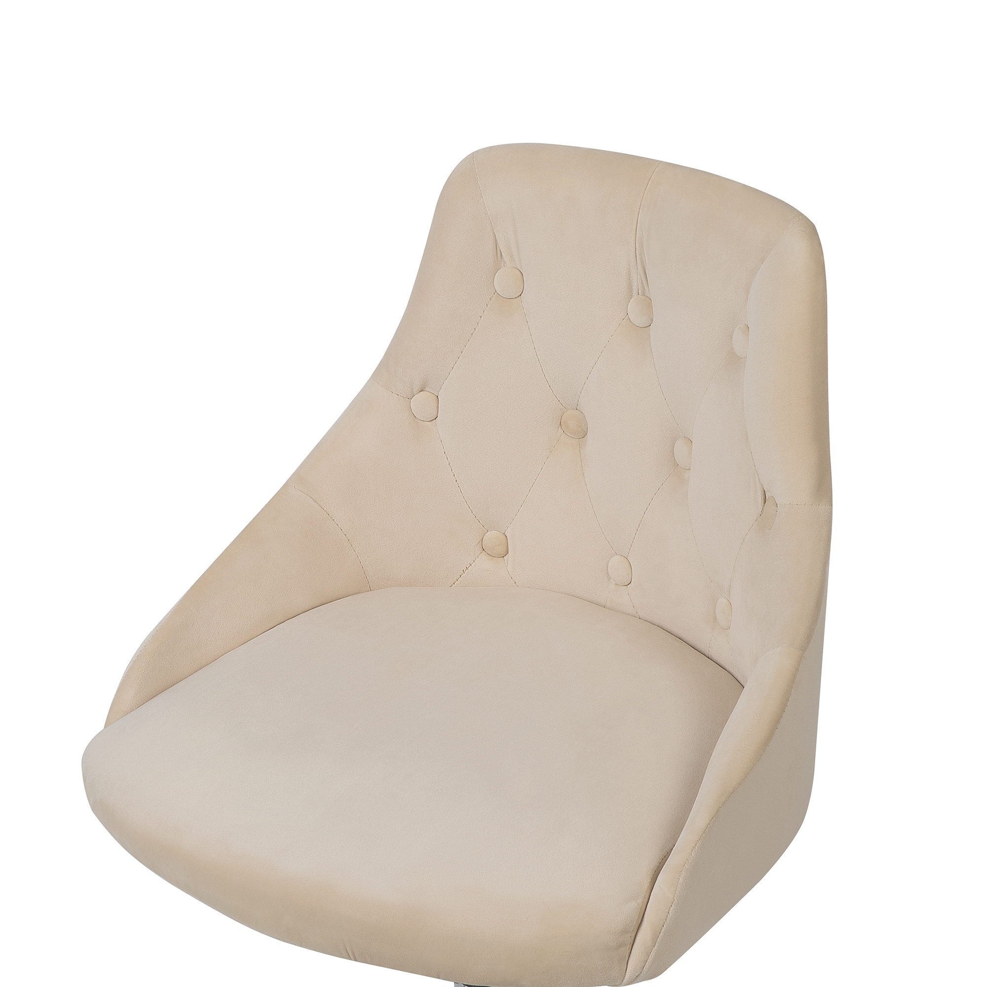 Scaun de birou PARRISH Catifea Bej [8]