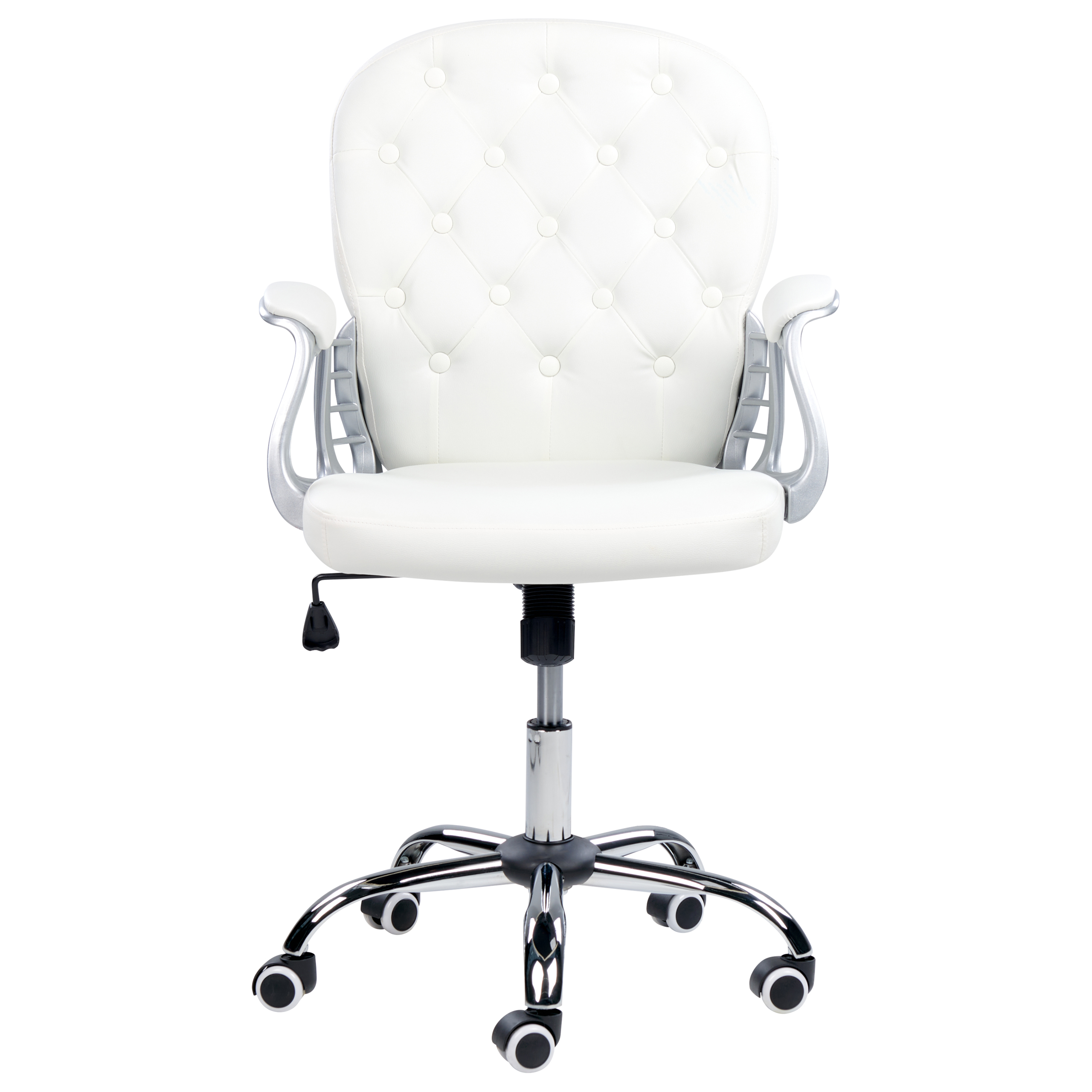 Ergonomic Chair PRINCESS Eco-leather White [5]