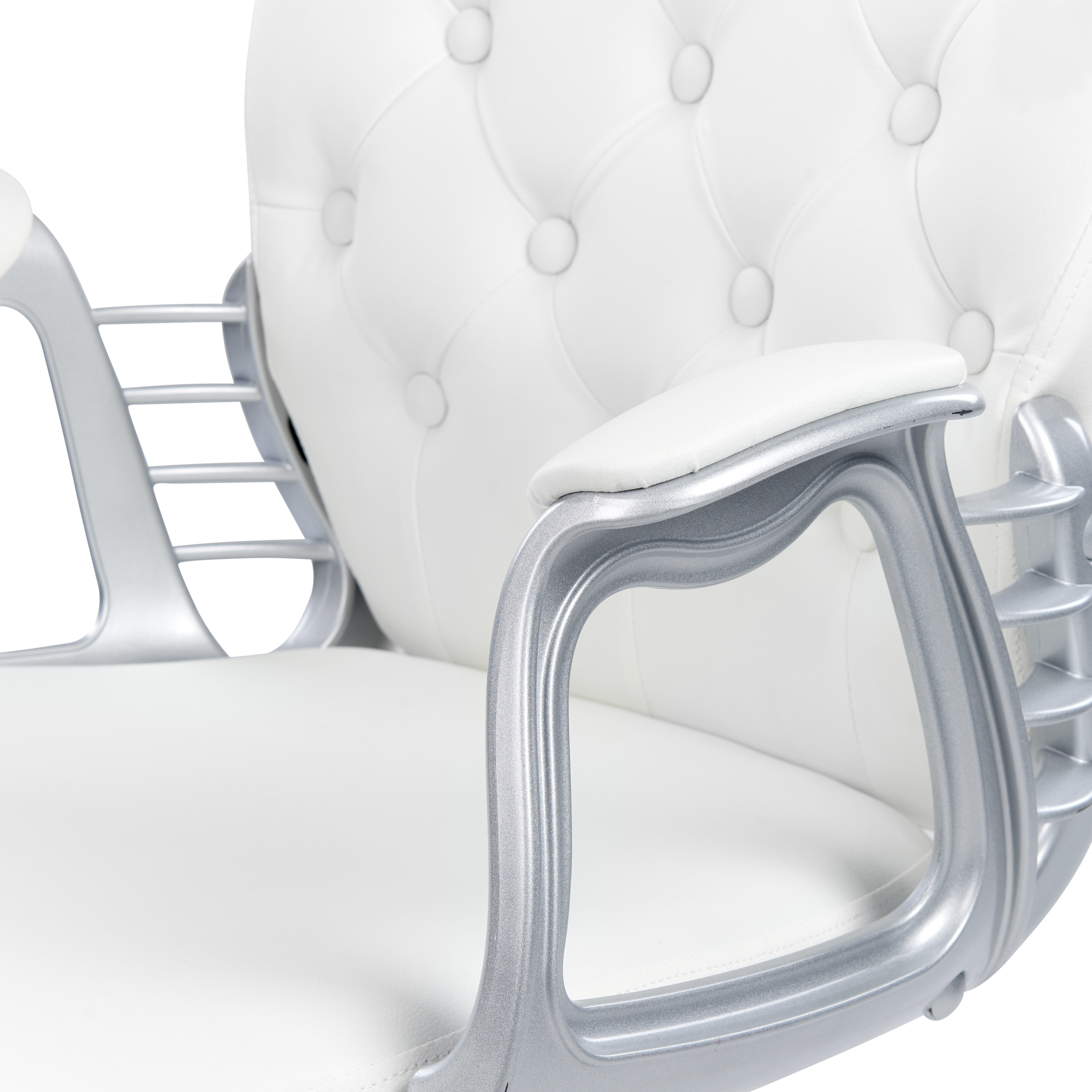 Ergonomic Chair PRINCESS Eco-leather White [9]