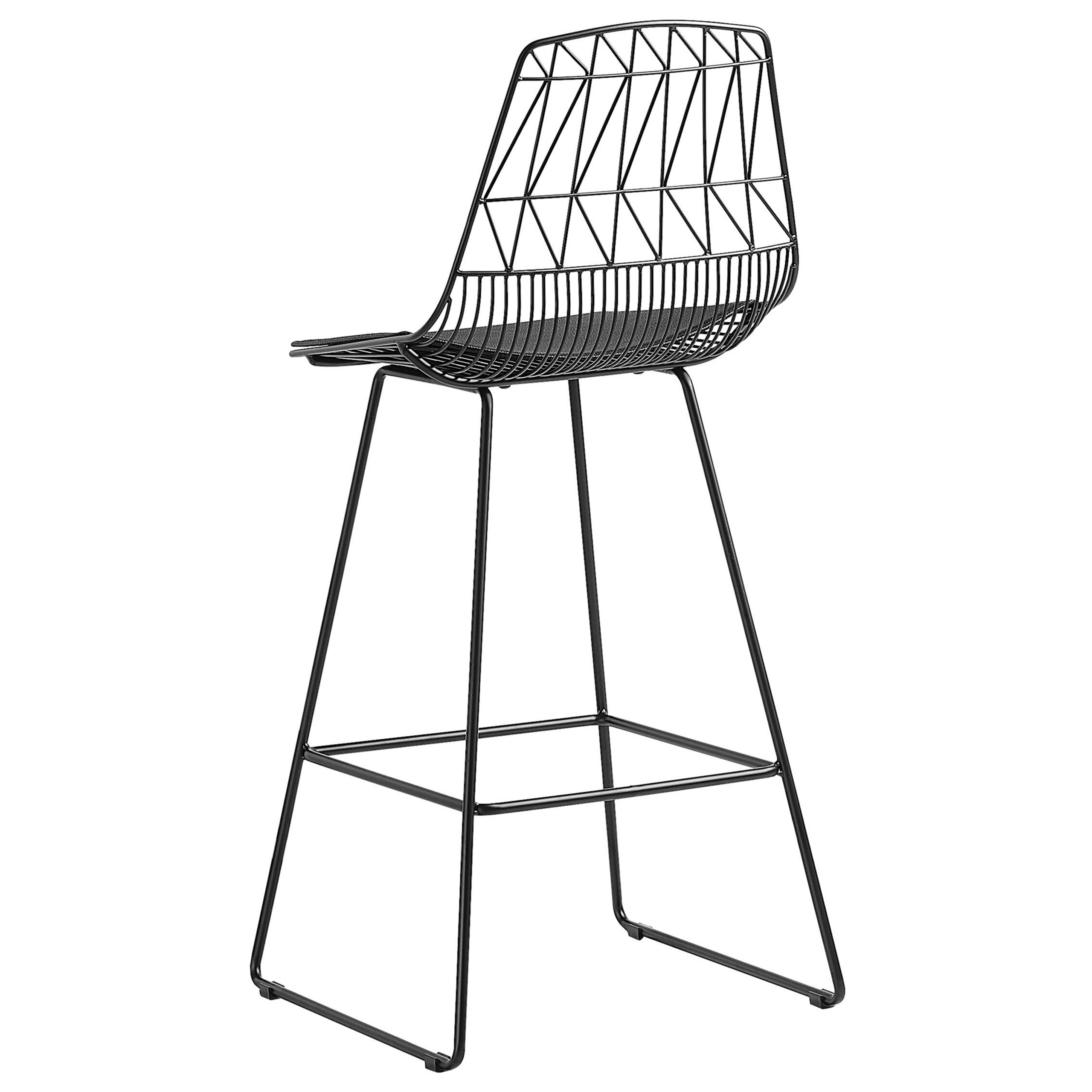 Set of 2 bar chairs PRESTON Metal Black [6]