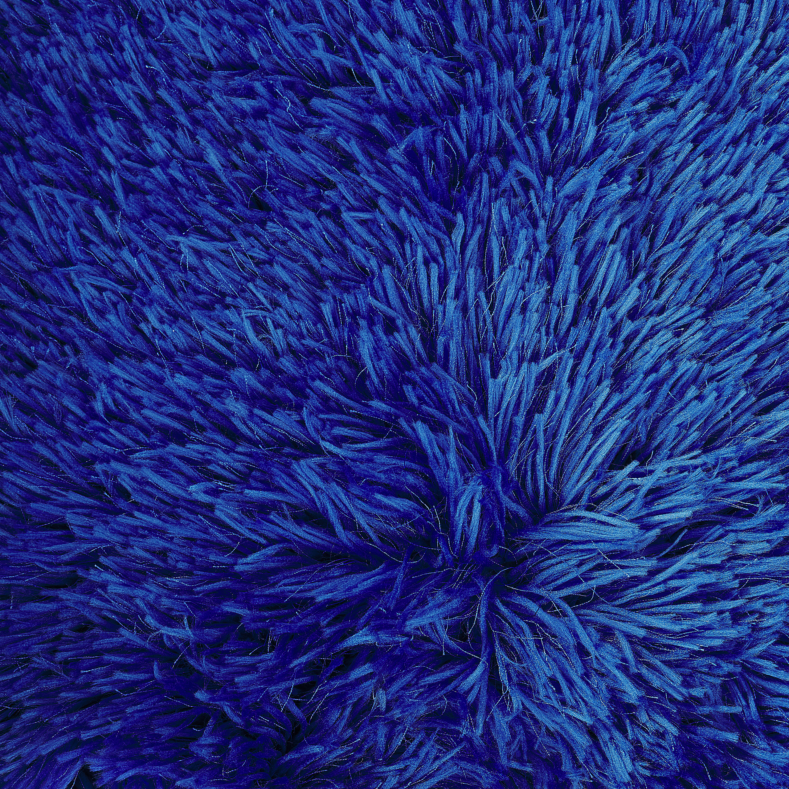 CIDE shaggy carpet Blue ø 140 cm [4]