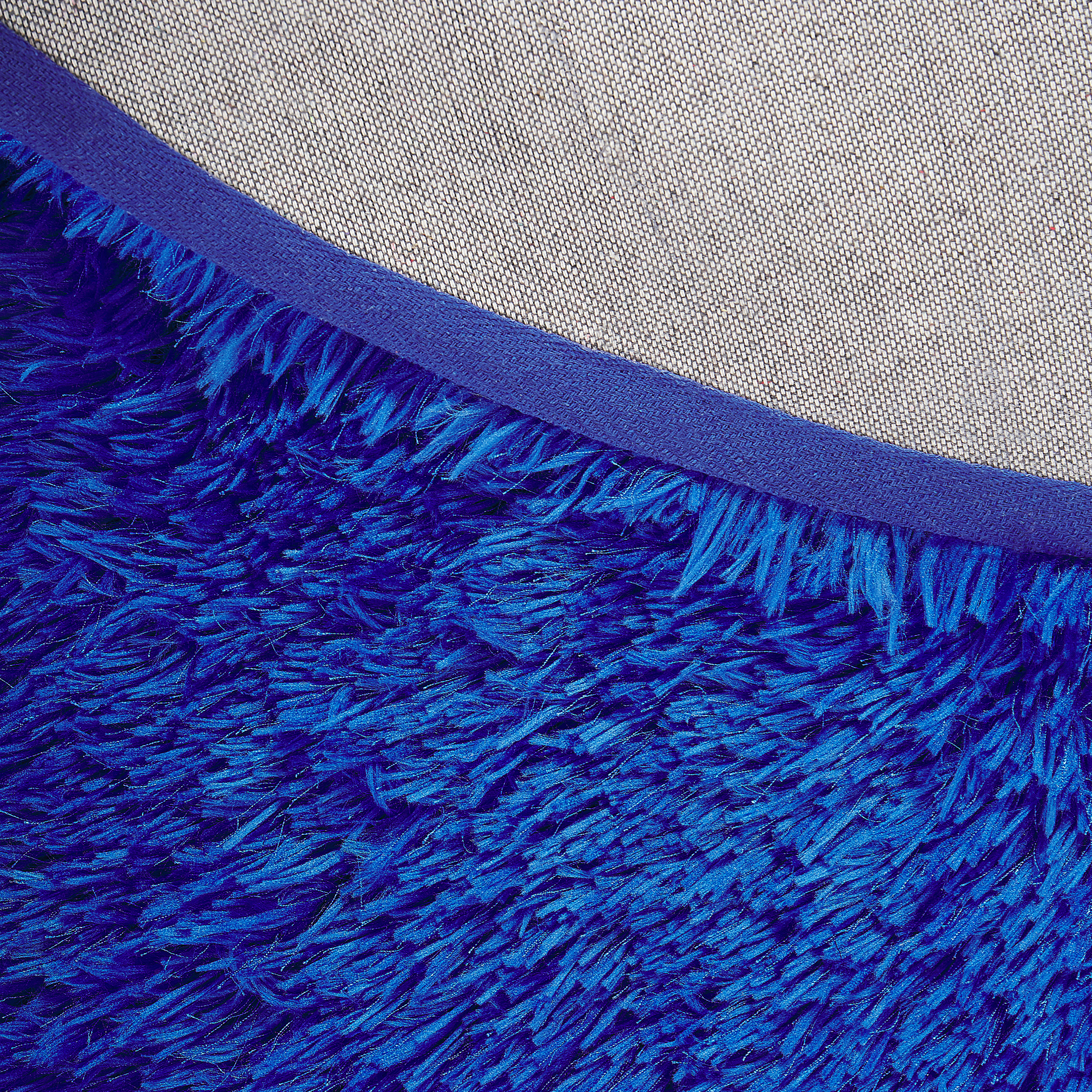 CIDE shaggy carpet Blue ø 140 cm [5]