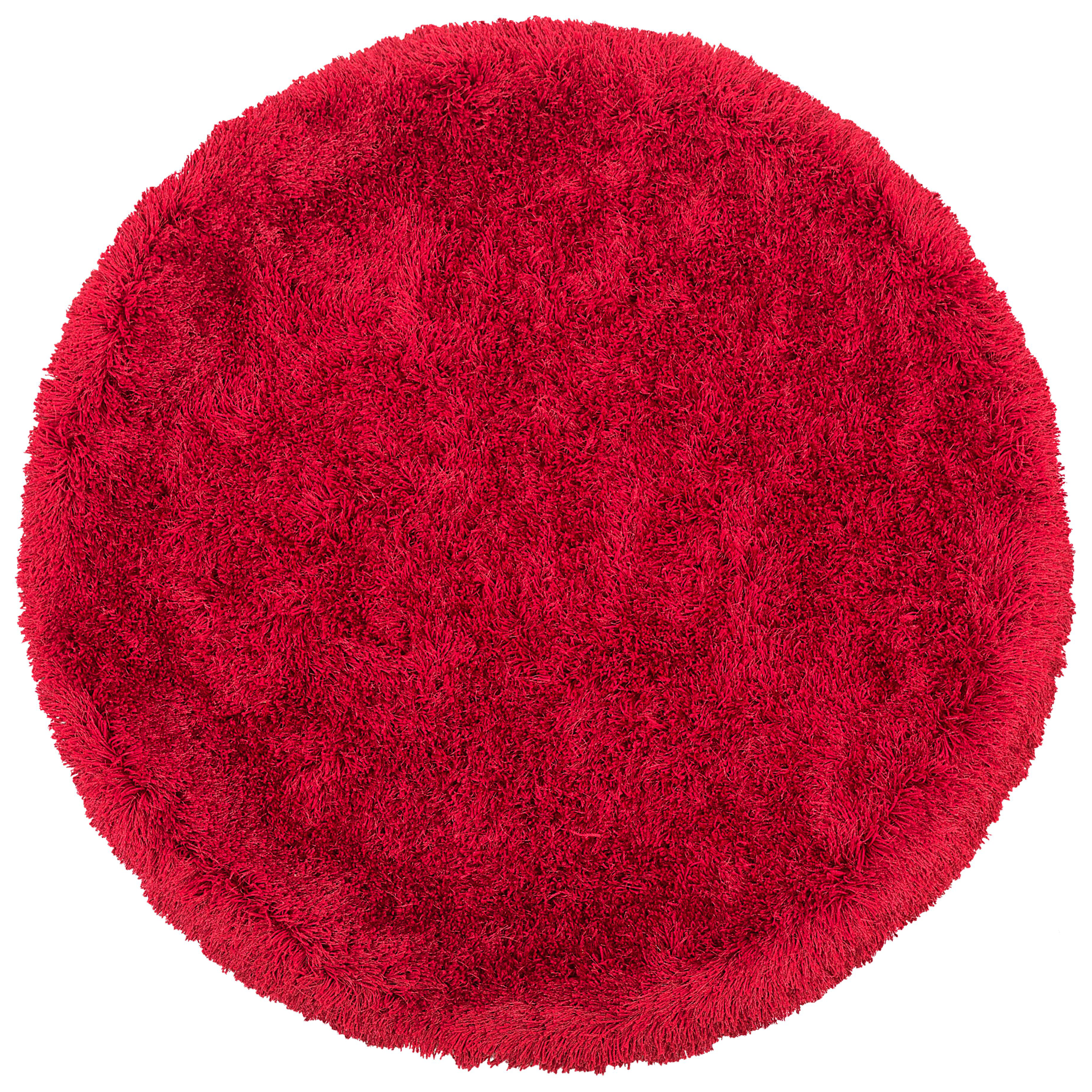 Shaggy rug CIDE Red ø 140 cm [2]