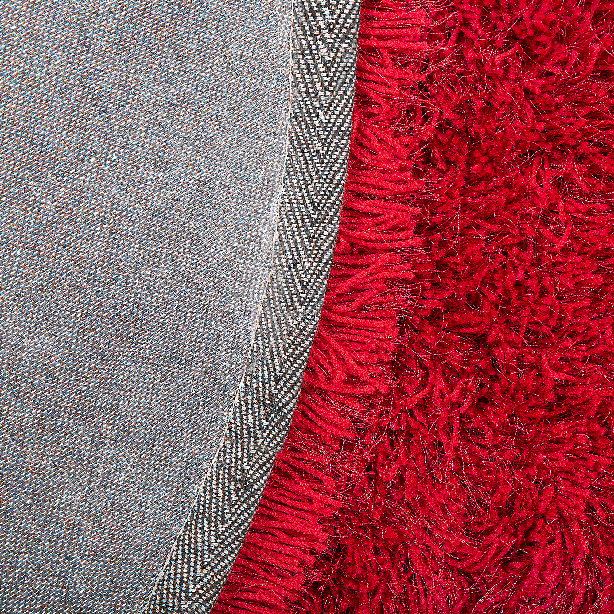 Shaggy rug CIDE Red ø 140 cm [6]