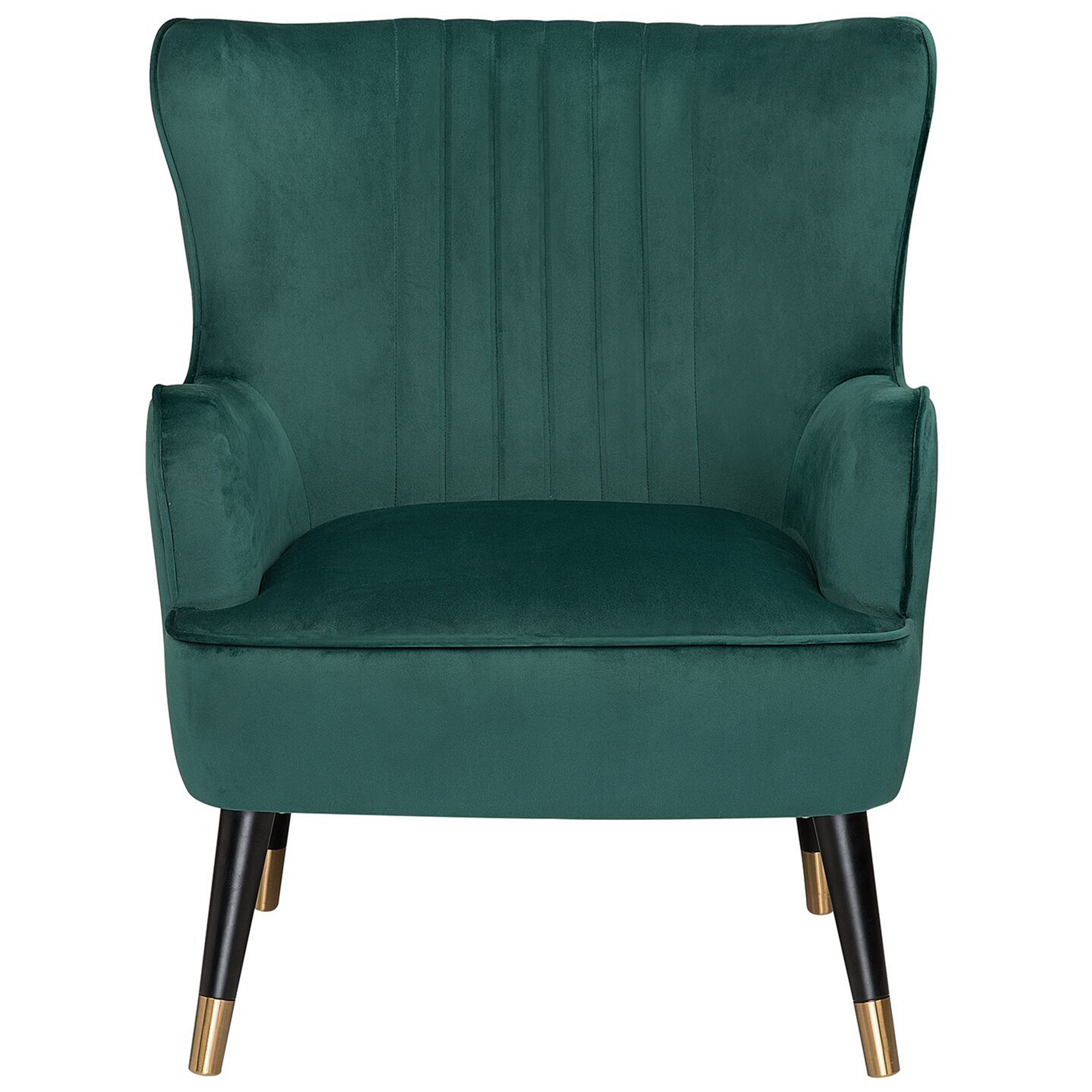 VARBERG high-back armchair Emerald green [4]