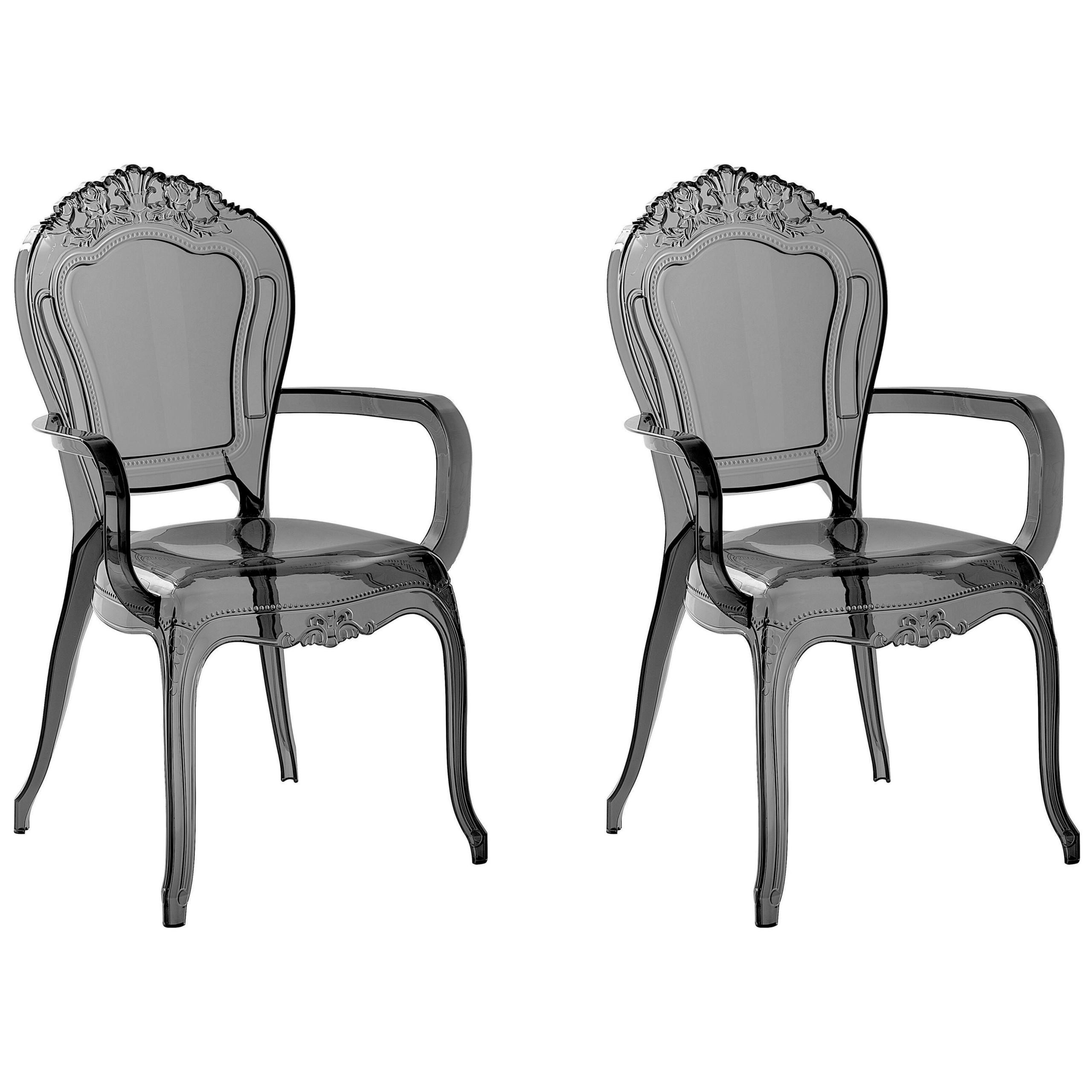Set of 2 VERMONT dining chairs Black [2]
