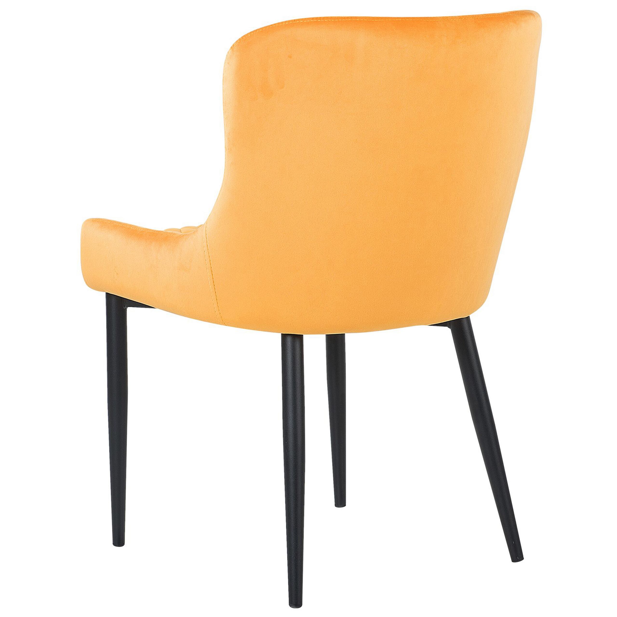 Set de 2 scaune dining SOLANO Catifea Galben [6]