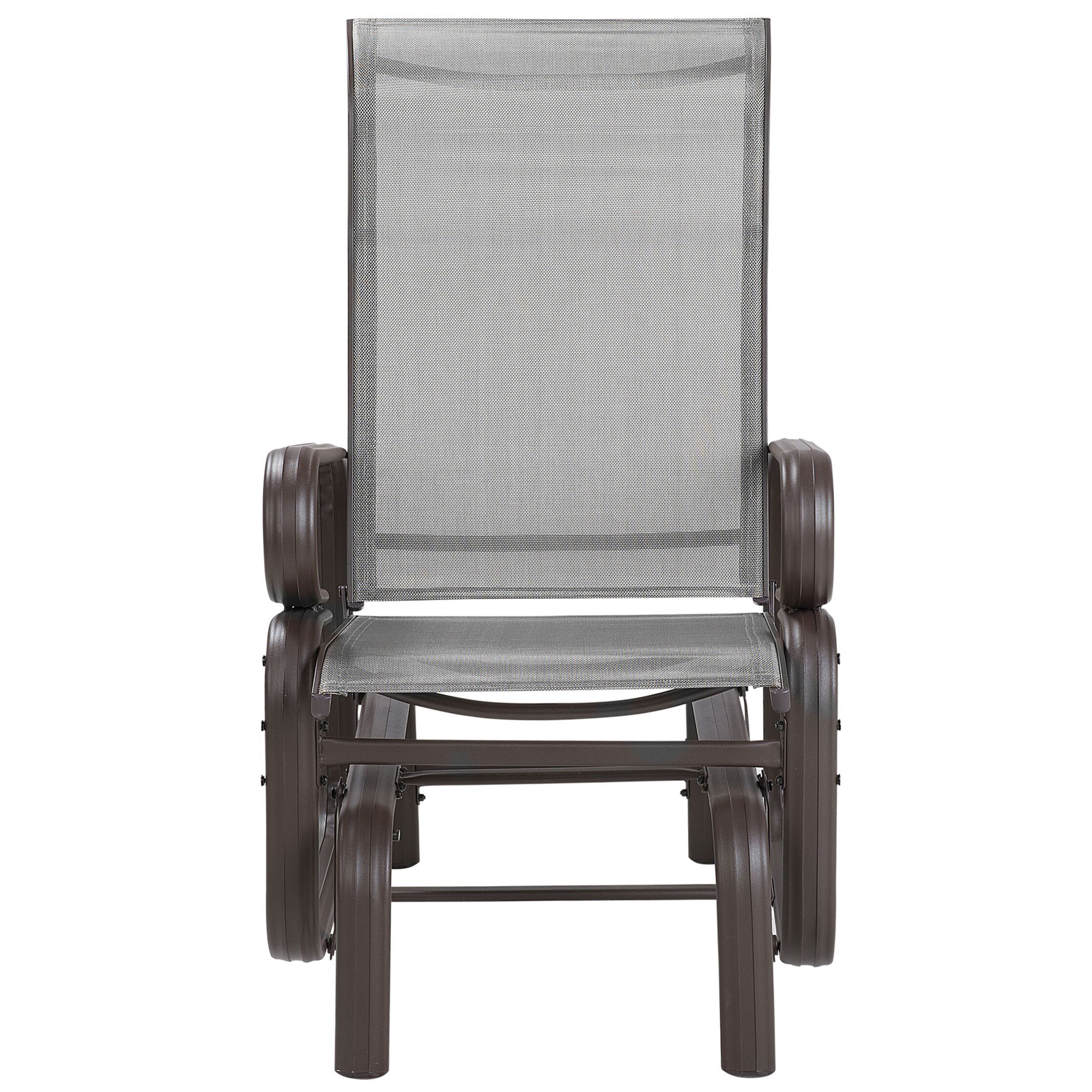 BORGIO garden chair Metal Brown/Grey [4]