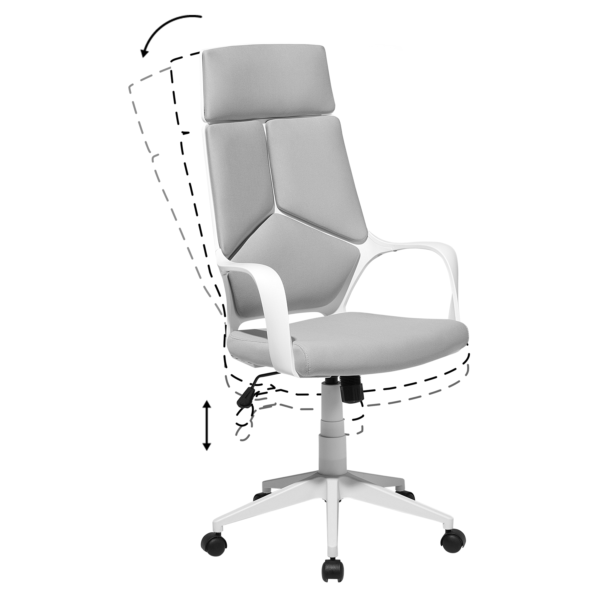 Ergonomic chair DELIGHT Light Grey [7]