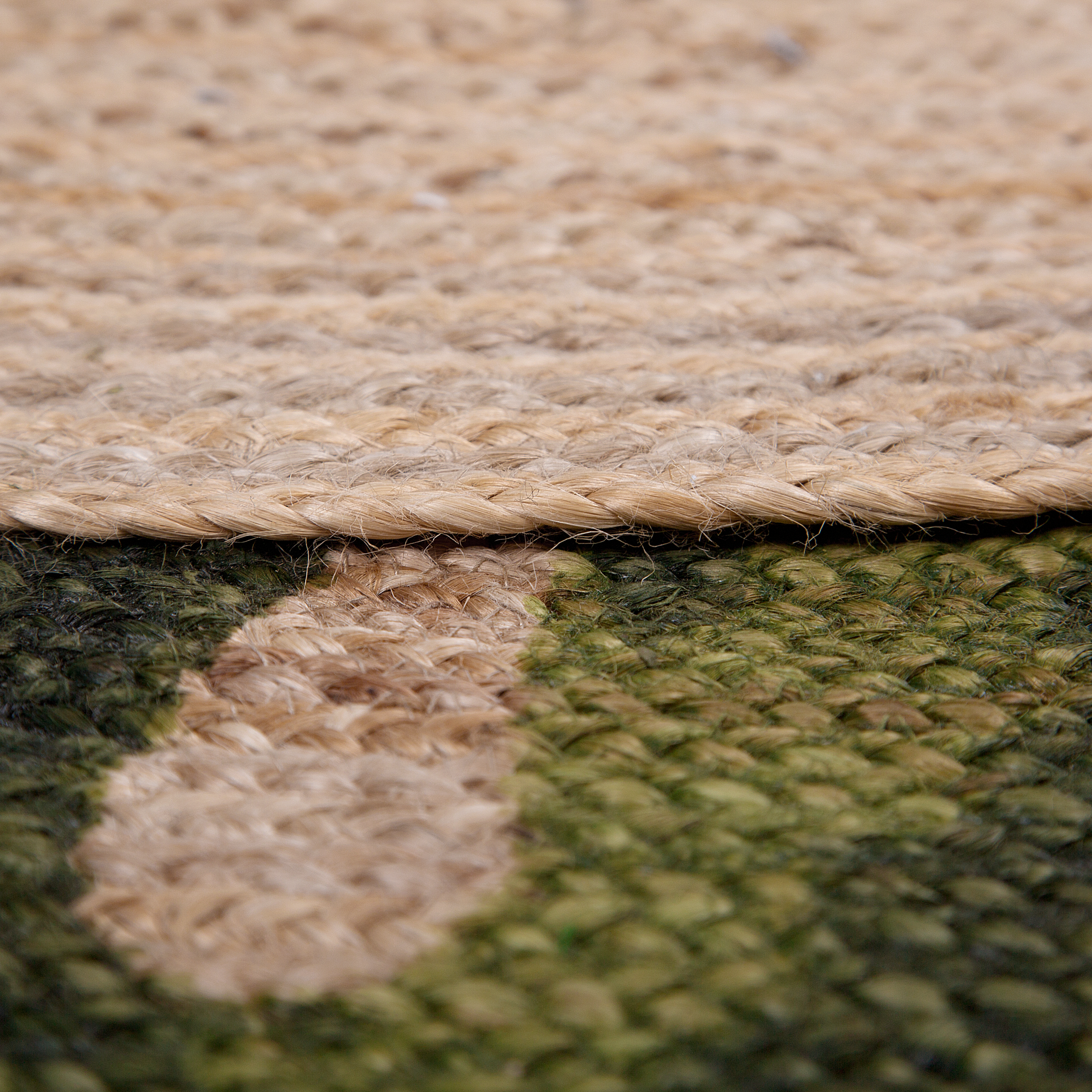 INCIK Rug Beige ø 140 cm Jute [8]