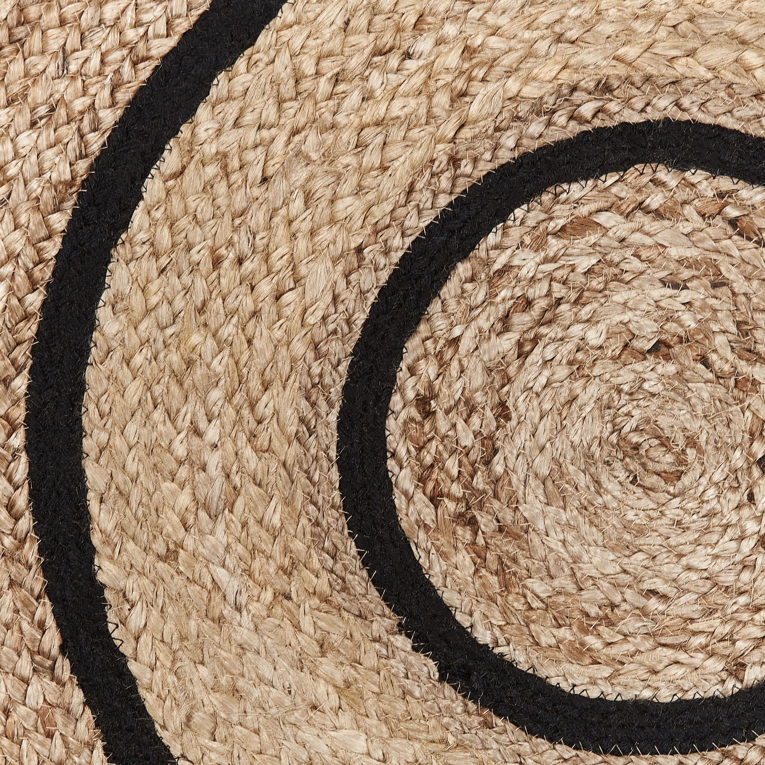 Covor BUKSE Bej ø 140 cm Iută [5]