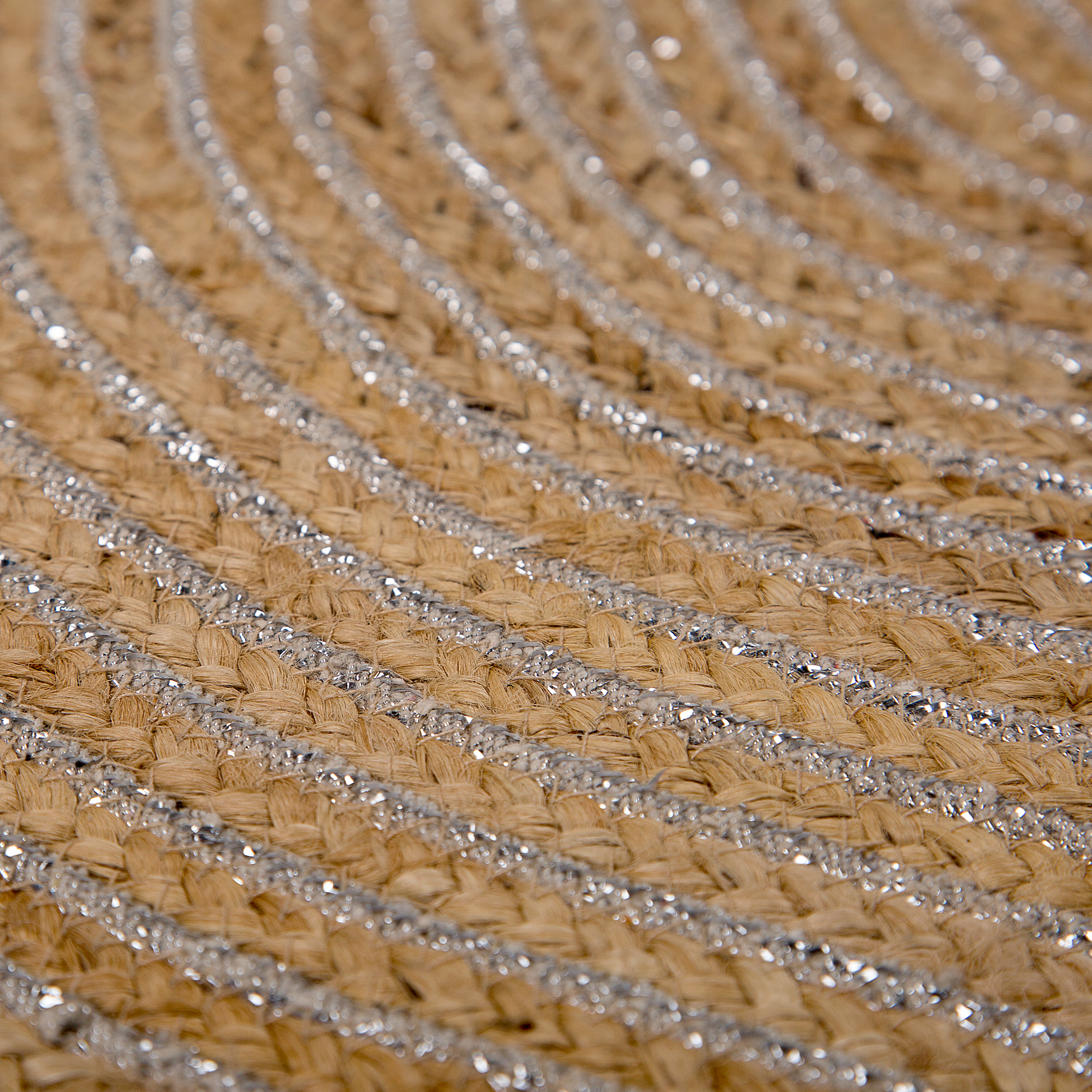 Covor AKBELEN Bej ø 140 cm Iută [6]