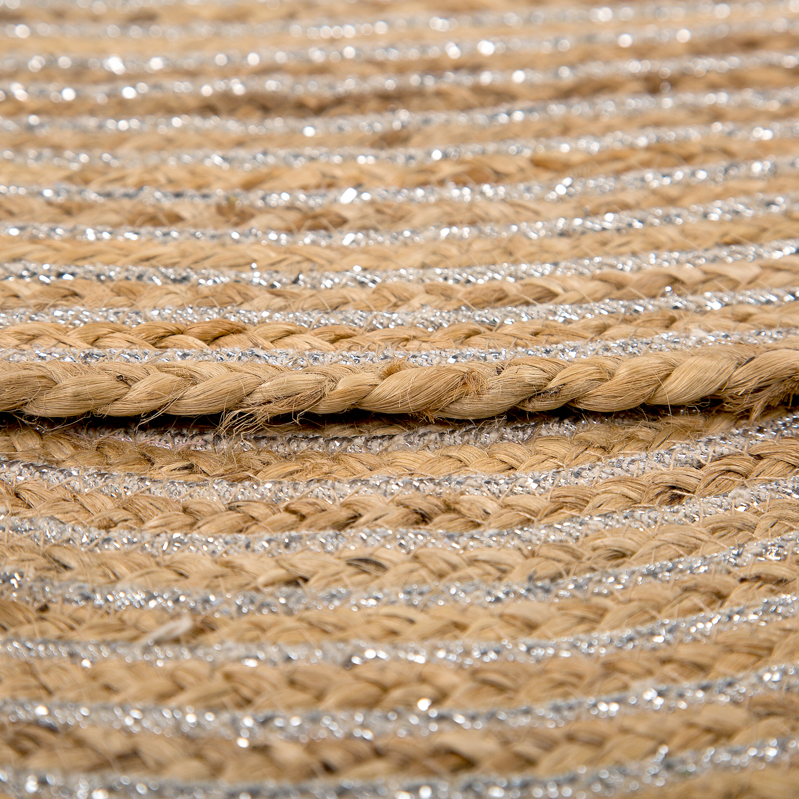 Covor AKBELEN Bej ø 140 cm Iută [7]