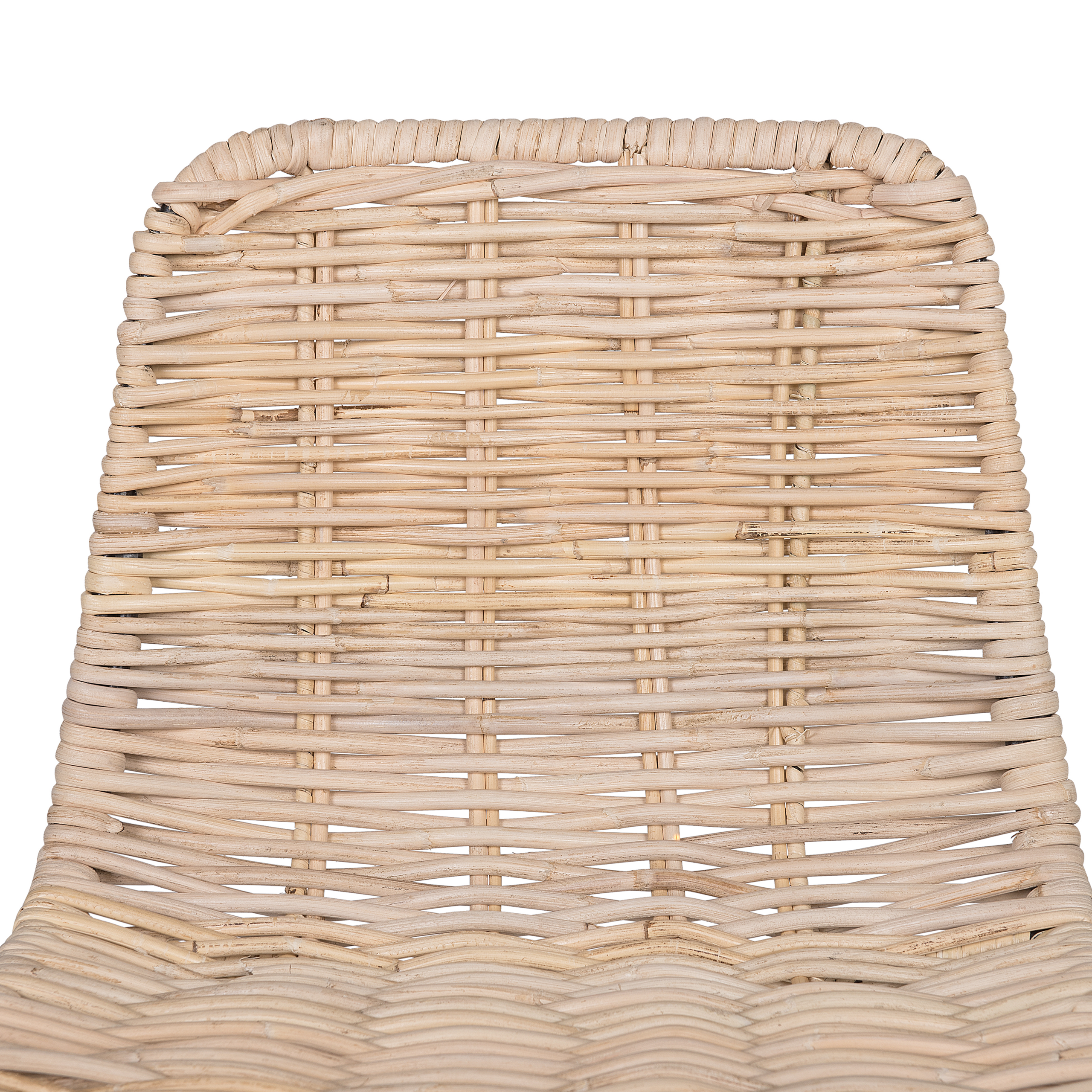 Set of 2 bar stools CASSITA Natural rattan [7]