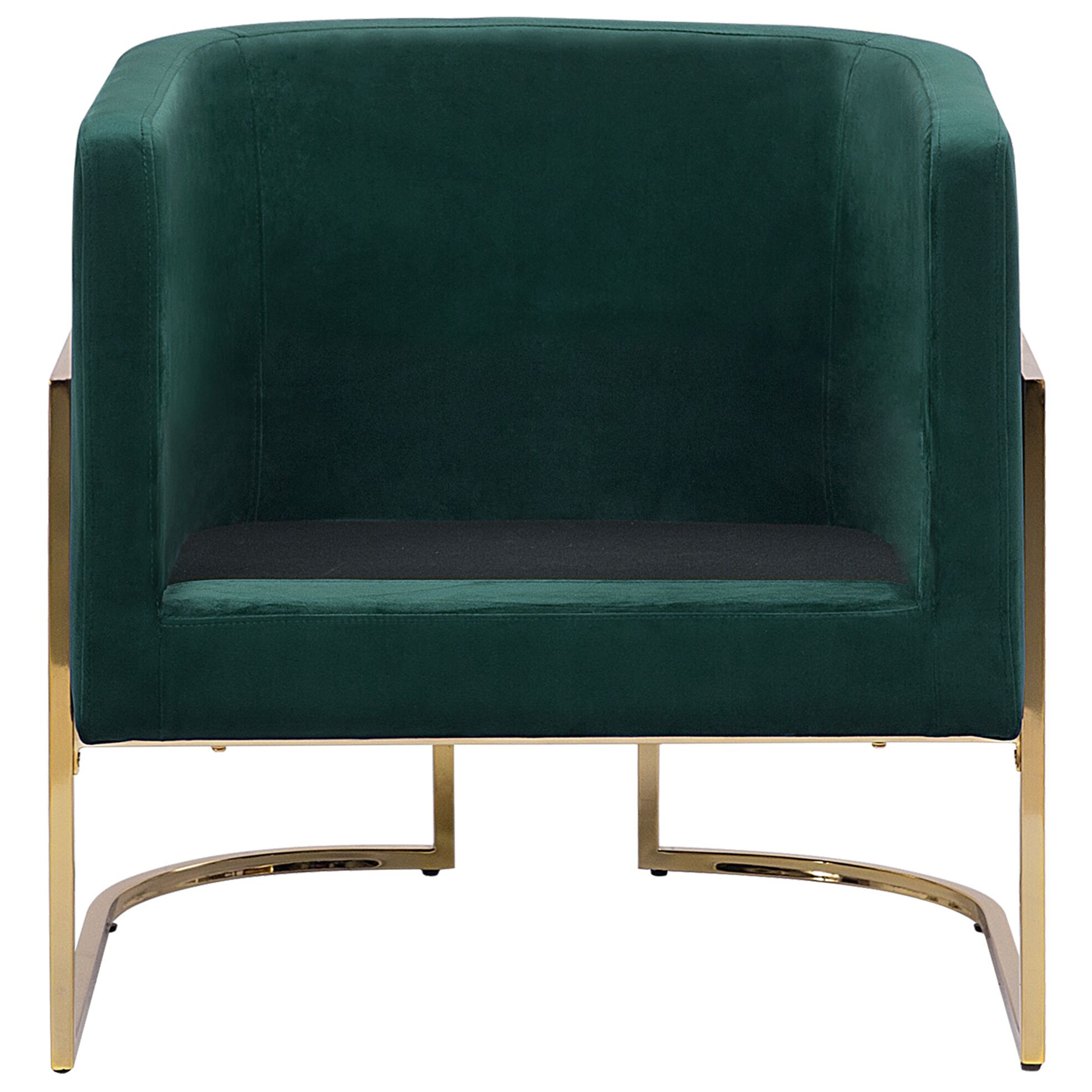 Fotoliu SIRKKA Catifea Verde închis [6]