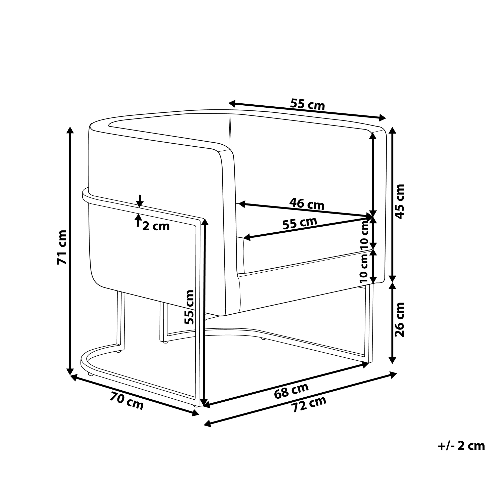 Fotoliu SIRKKA Catifea Verde închis [3]