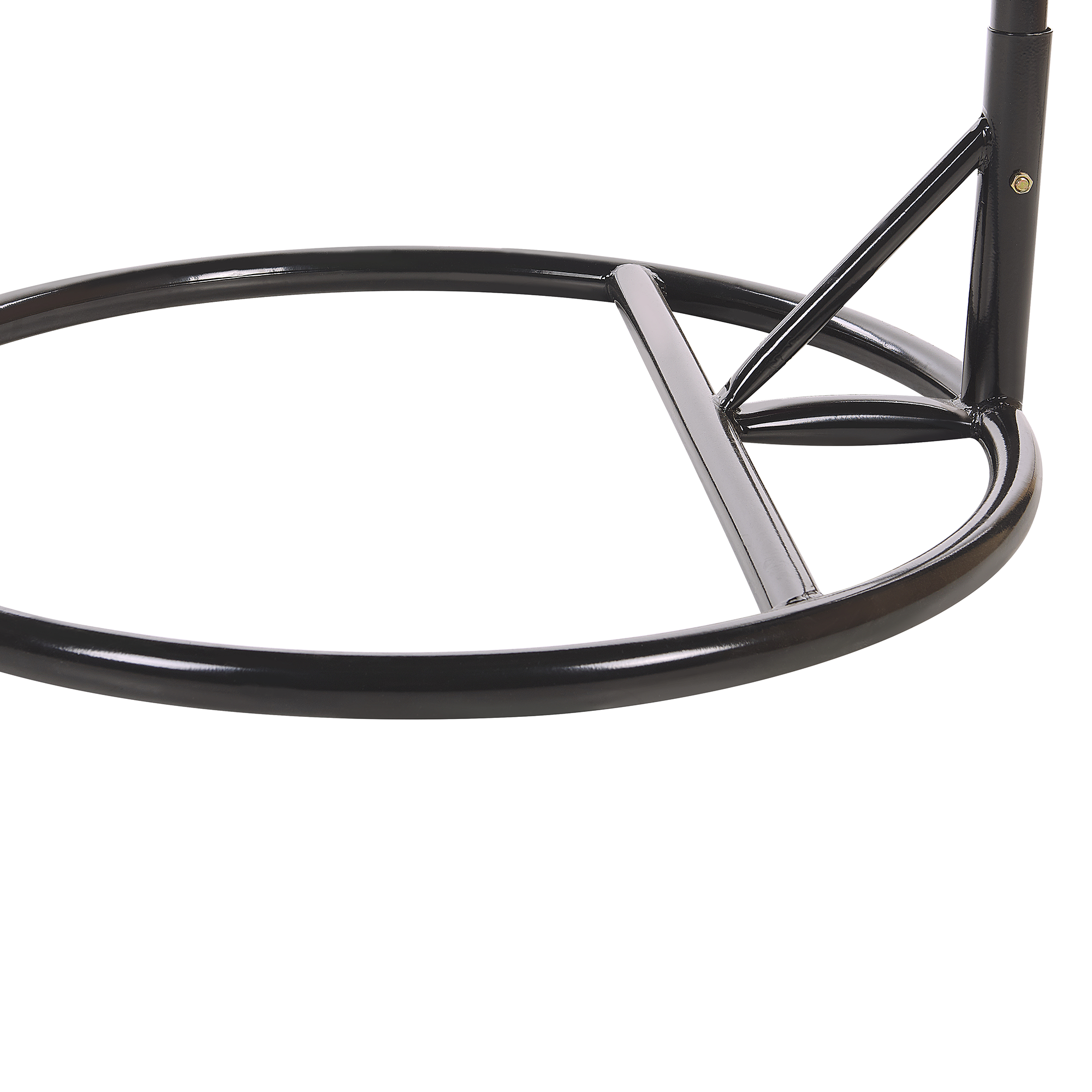 Fotoliu suspendat cu suport PINETO Ratan sintetic Gri [8]