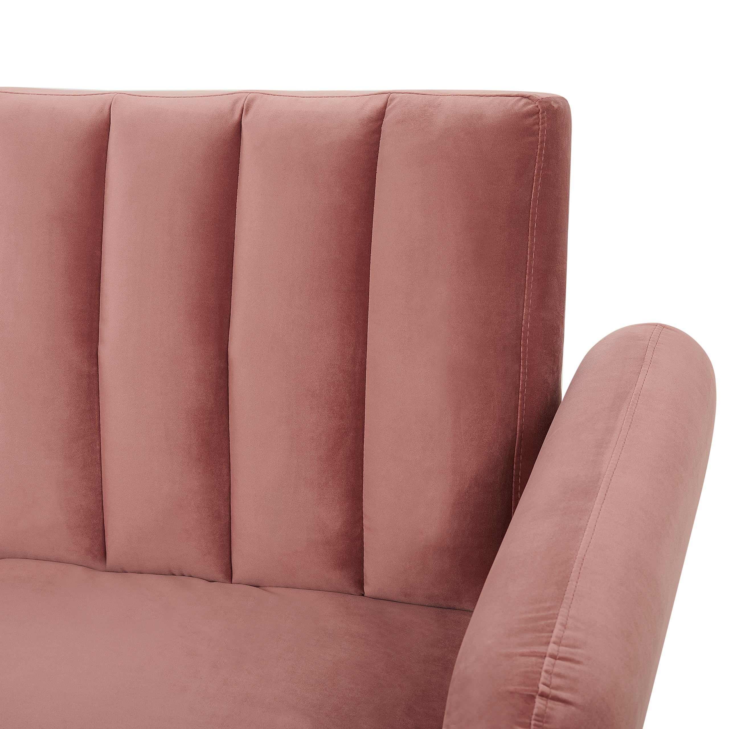 Canapea extensibilă cu 3 locuri VIMMERBY Catifea Roz [7]